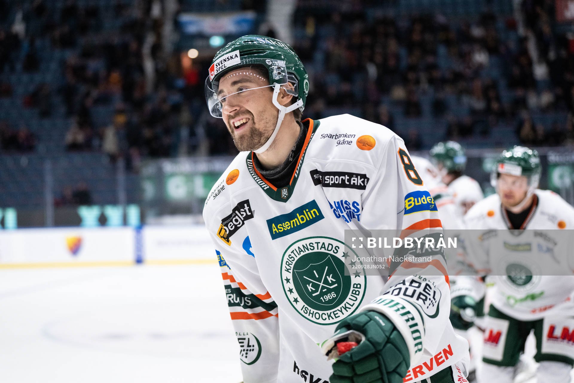 Kristianstads Robin Carlsson jublar