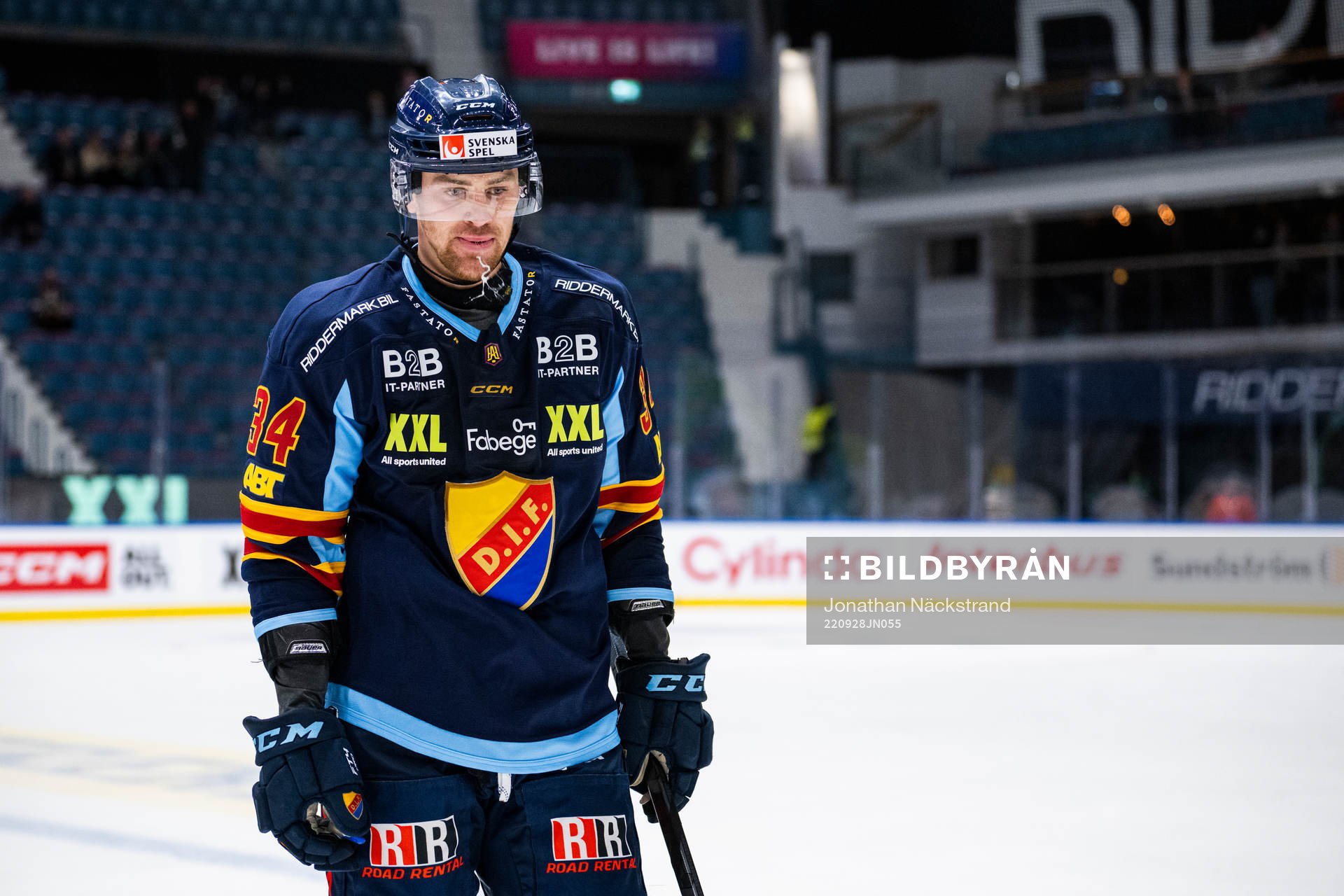 Djurgårdens Daniel Brodin deppar