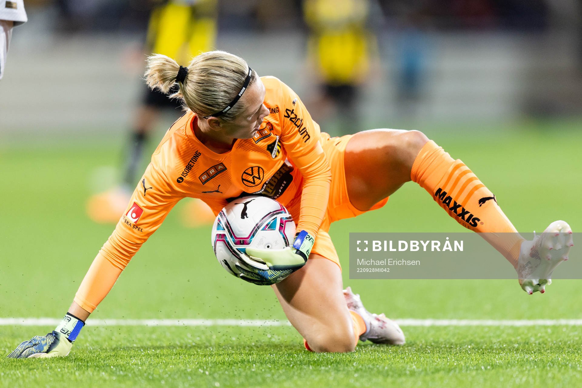 Goalkeeper Jennifer Falk of Häcken