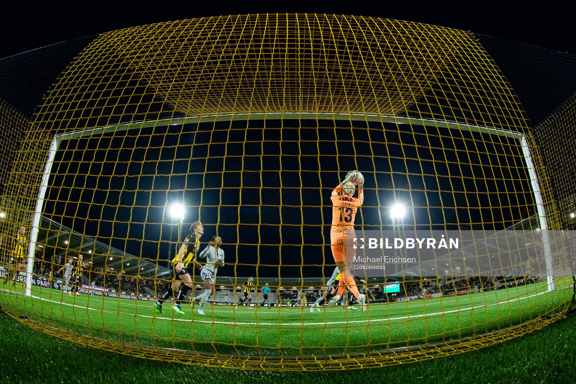 Goalkeeper Jennifer Falk of Häcken