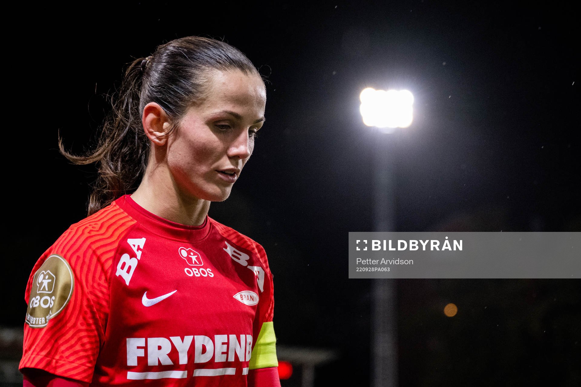 Tuva Hansen of Brann looks dejected