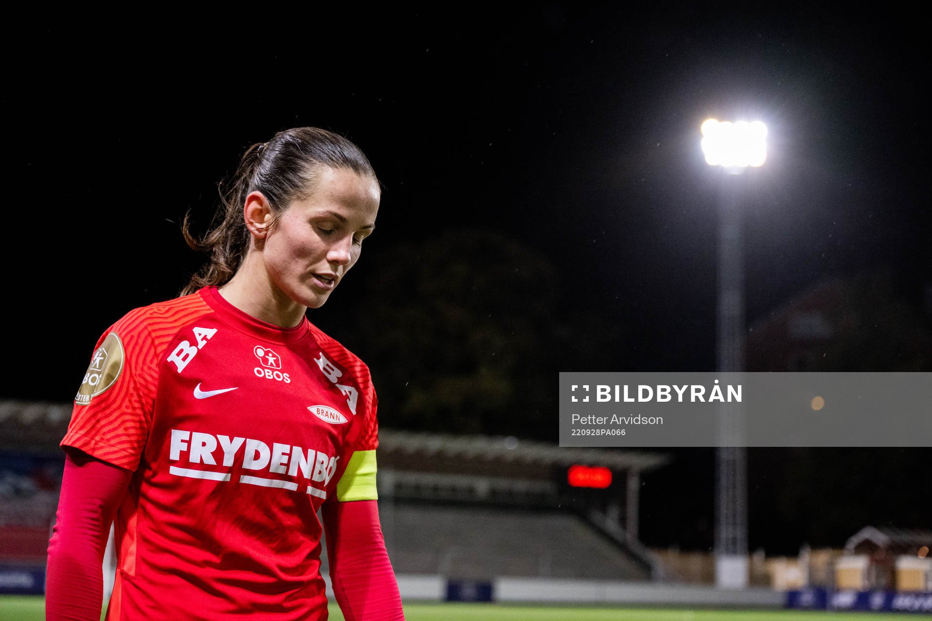 Tuva Hansen of Brann looks dejected