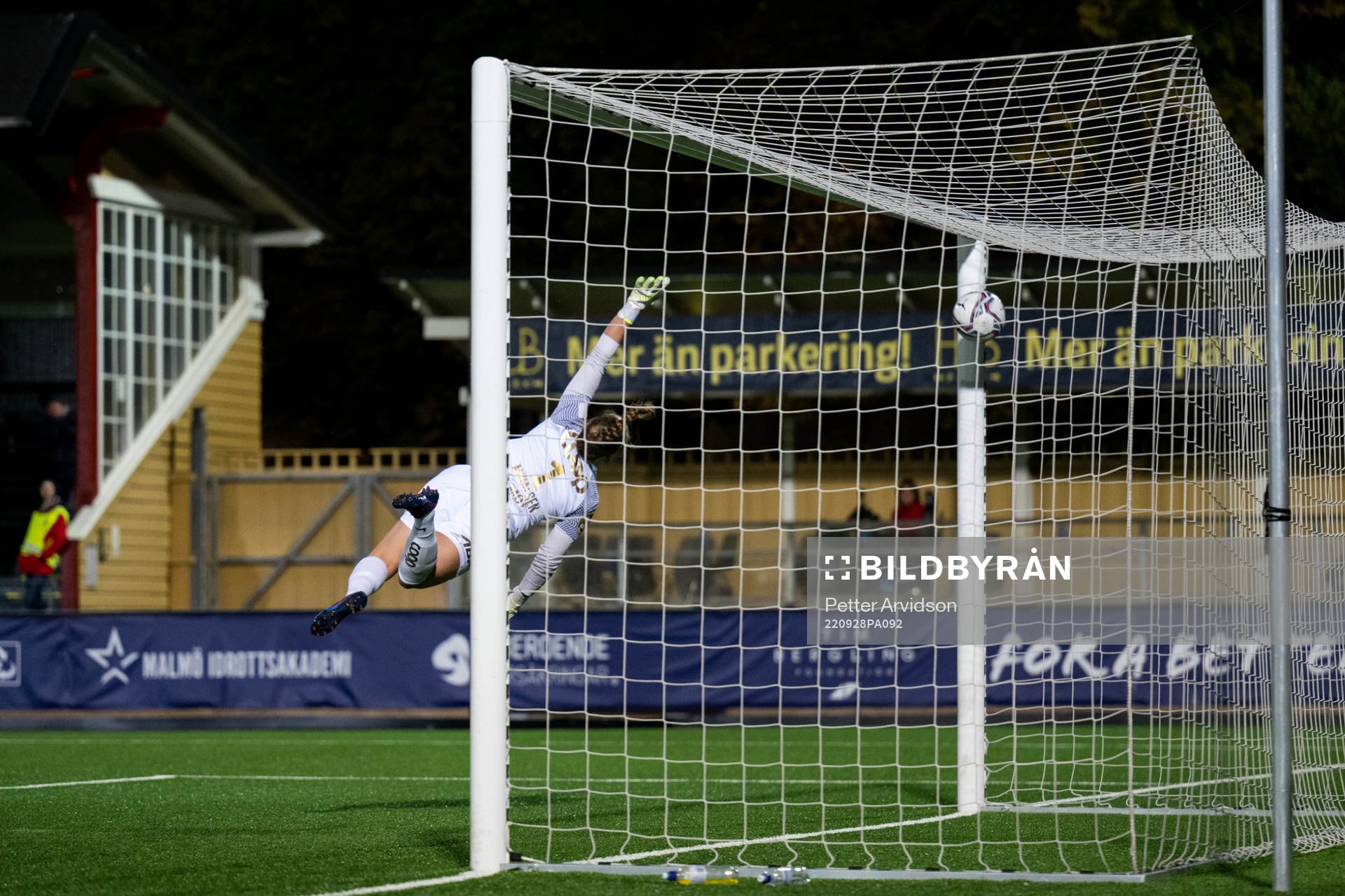Sofie Bruun Bredgaard of FC Rosengård (not pictured) score