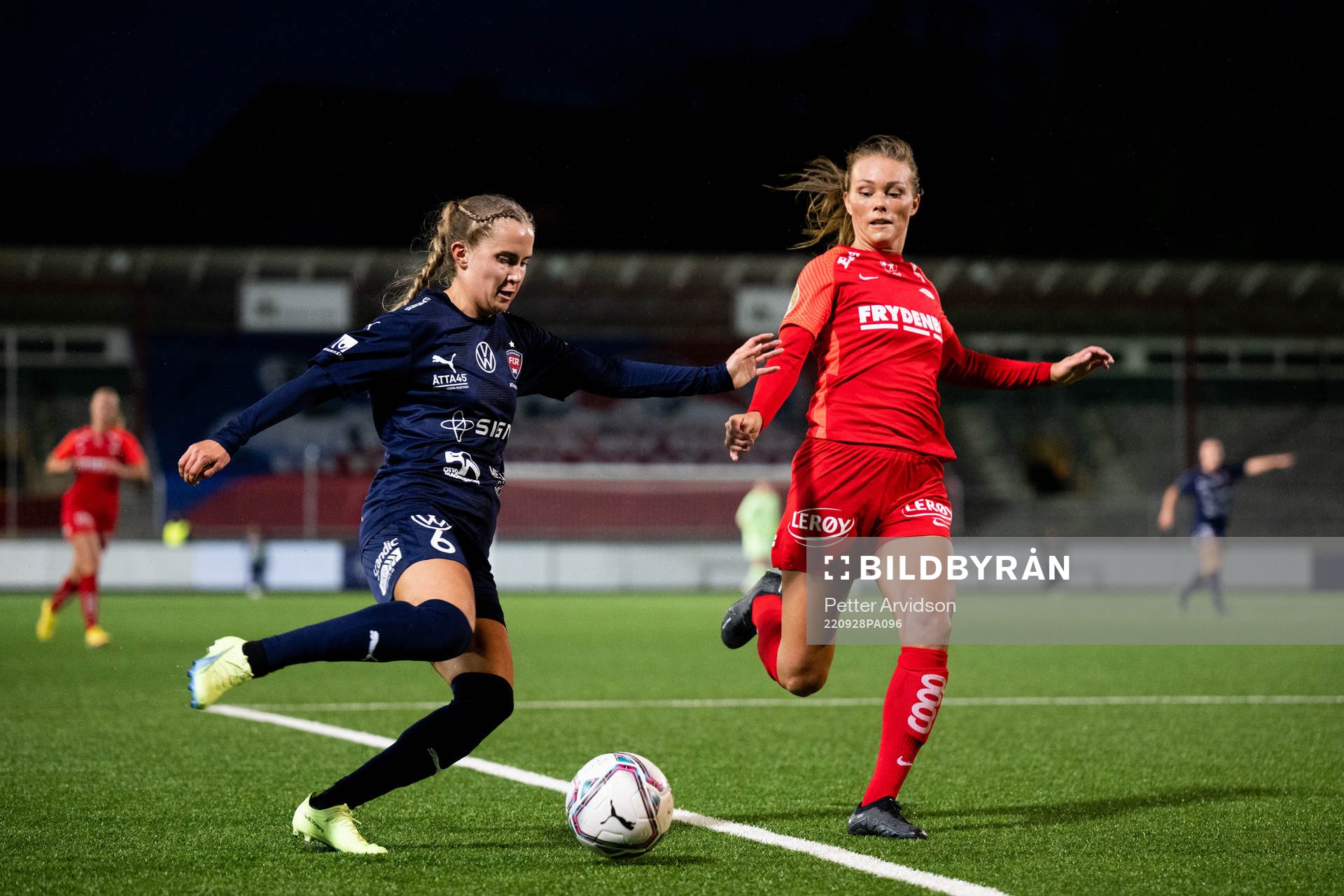 Ria Noora Minerva Öling of FC Rosengård and Ingrid