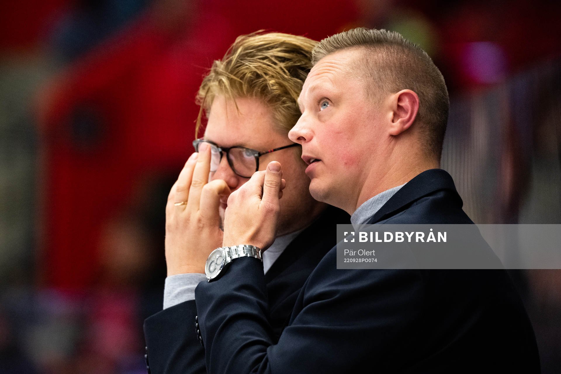 Almtunas tränare Robert Kimby och assisterande tränare