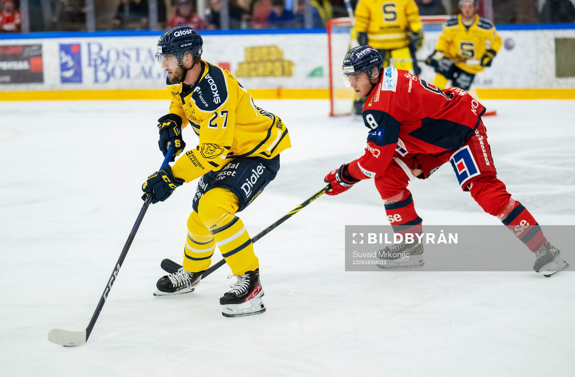 Södertäljes Daniel Norbe och Västerviks William Wiå