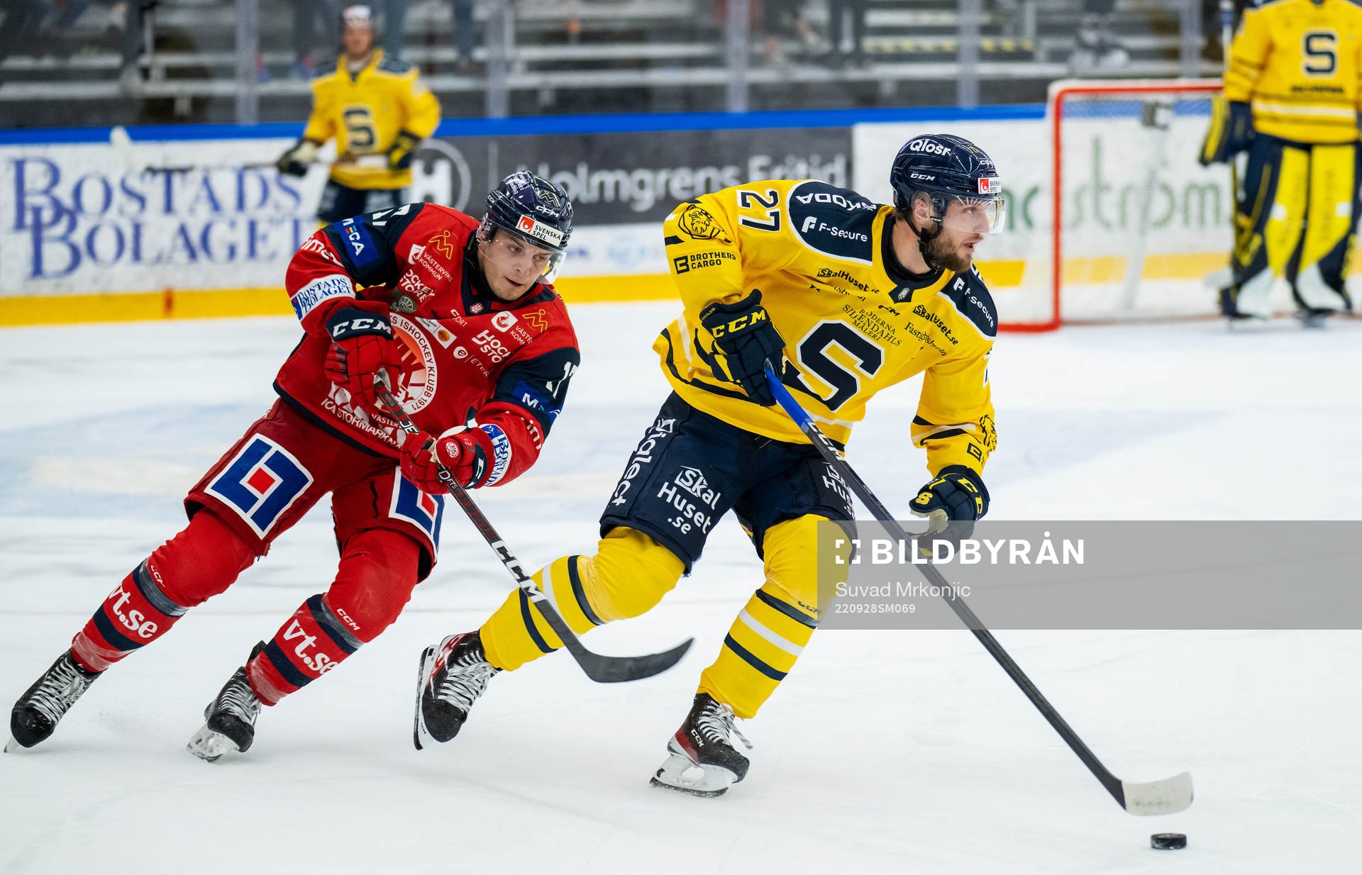 Västerviks Grayson Pawlenchuk och Södertäljes Daniel