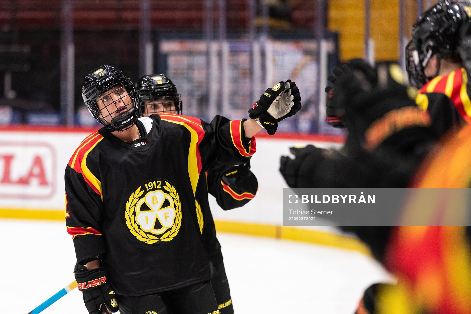 Brynäs Mina Waxin jublar