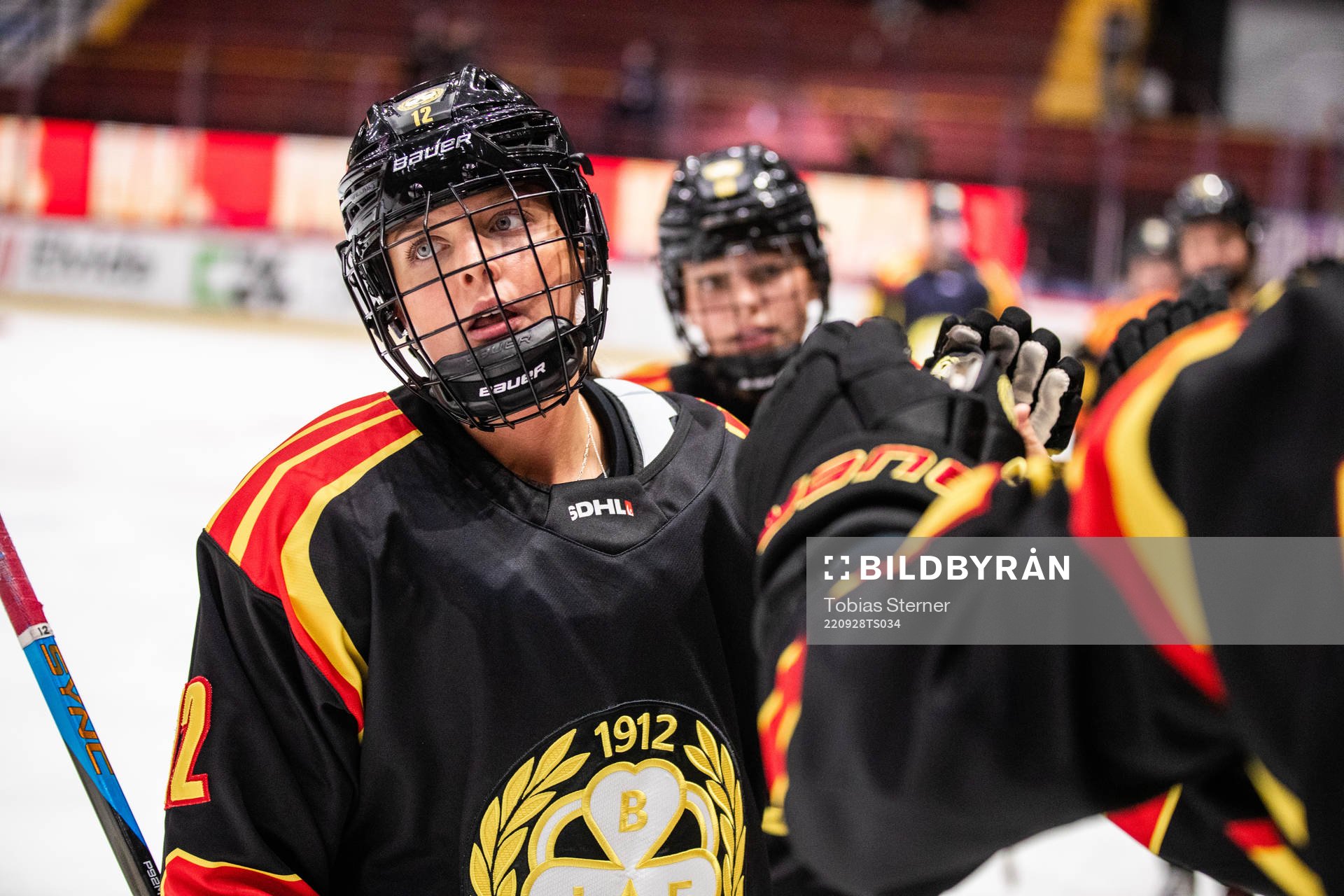 Brynäs Mina Waxin jublar
