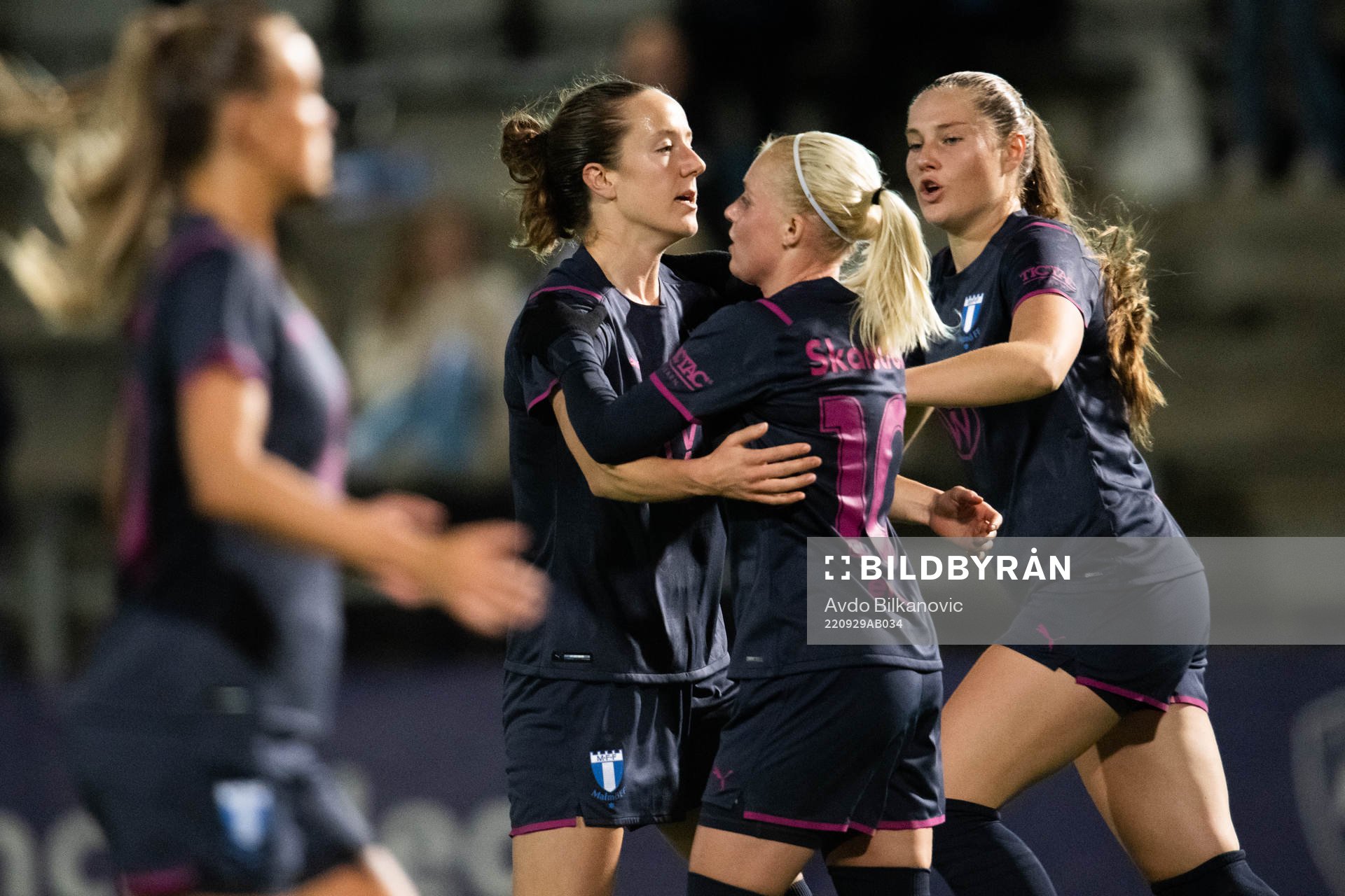 Malmö FFs Anna Plantin jublar