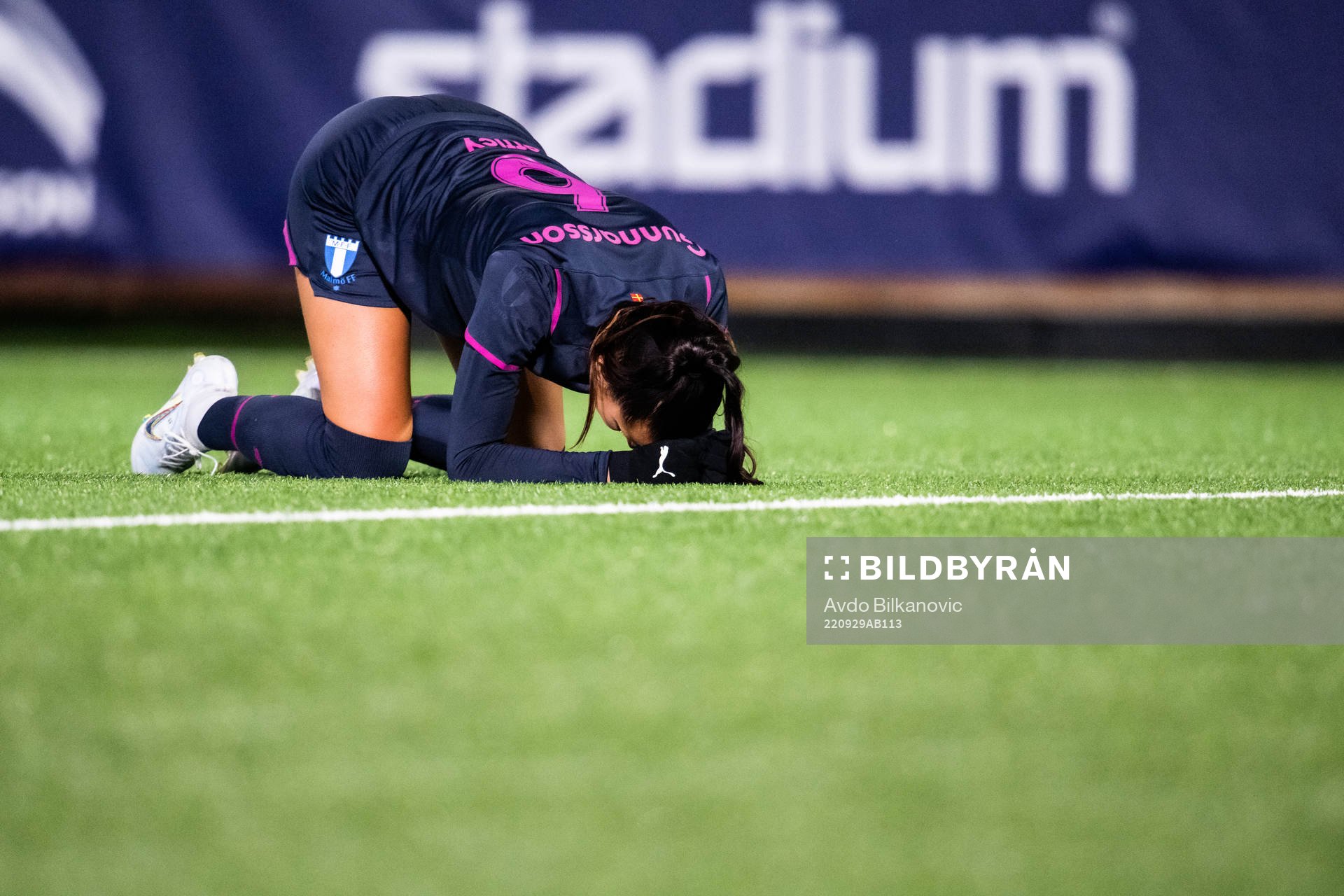 Malmö FFs Malin Gunnarsson deppar