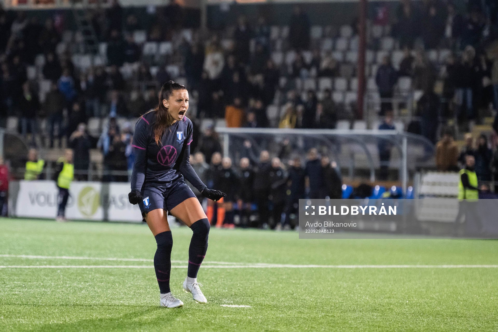 Malmö FFs Malin Gunnarsson jublar
