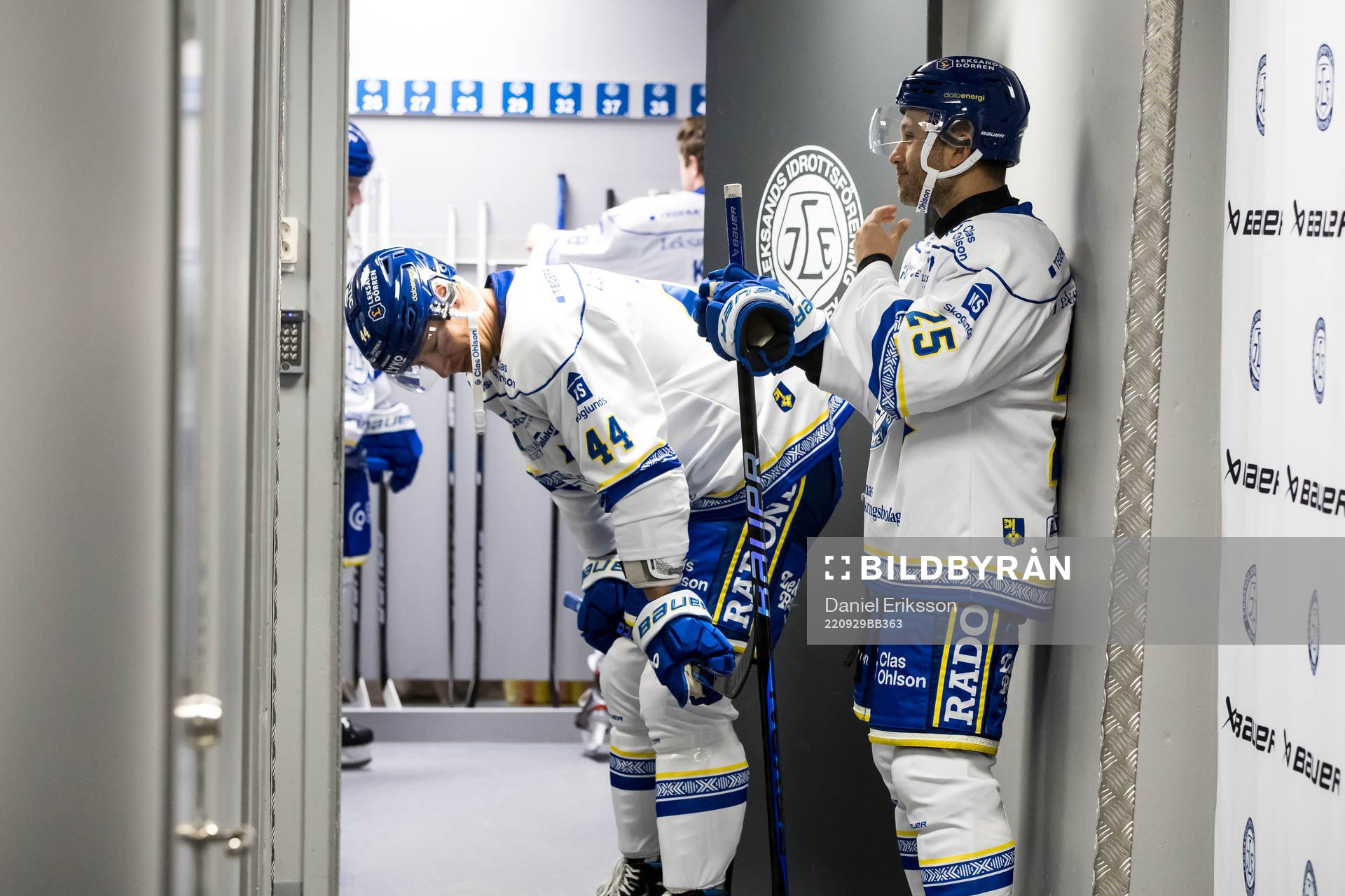 Leksands Carter Ashton och Carter Camper innan