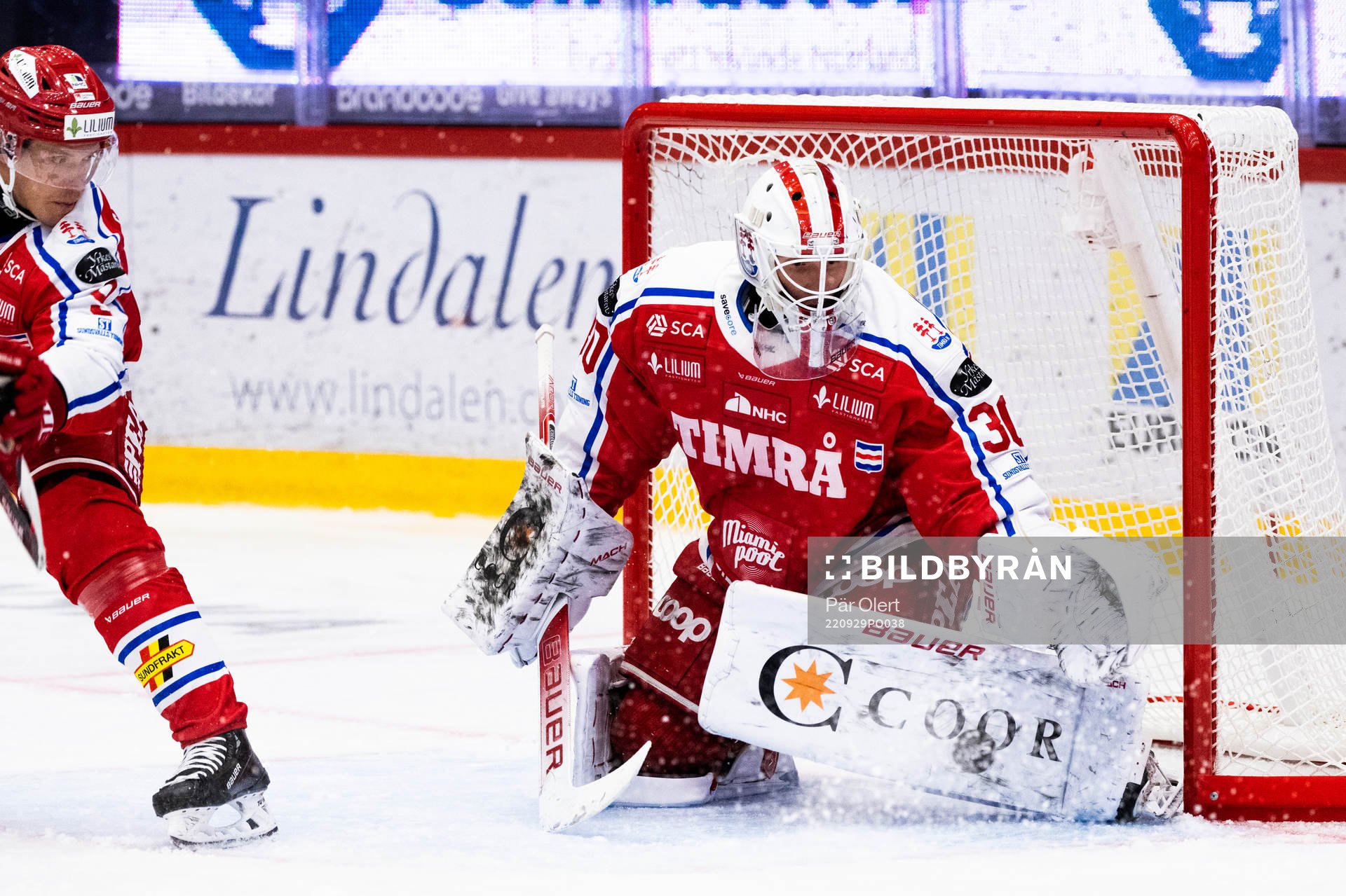 Timrås målvakt Jacob Johansson