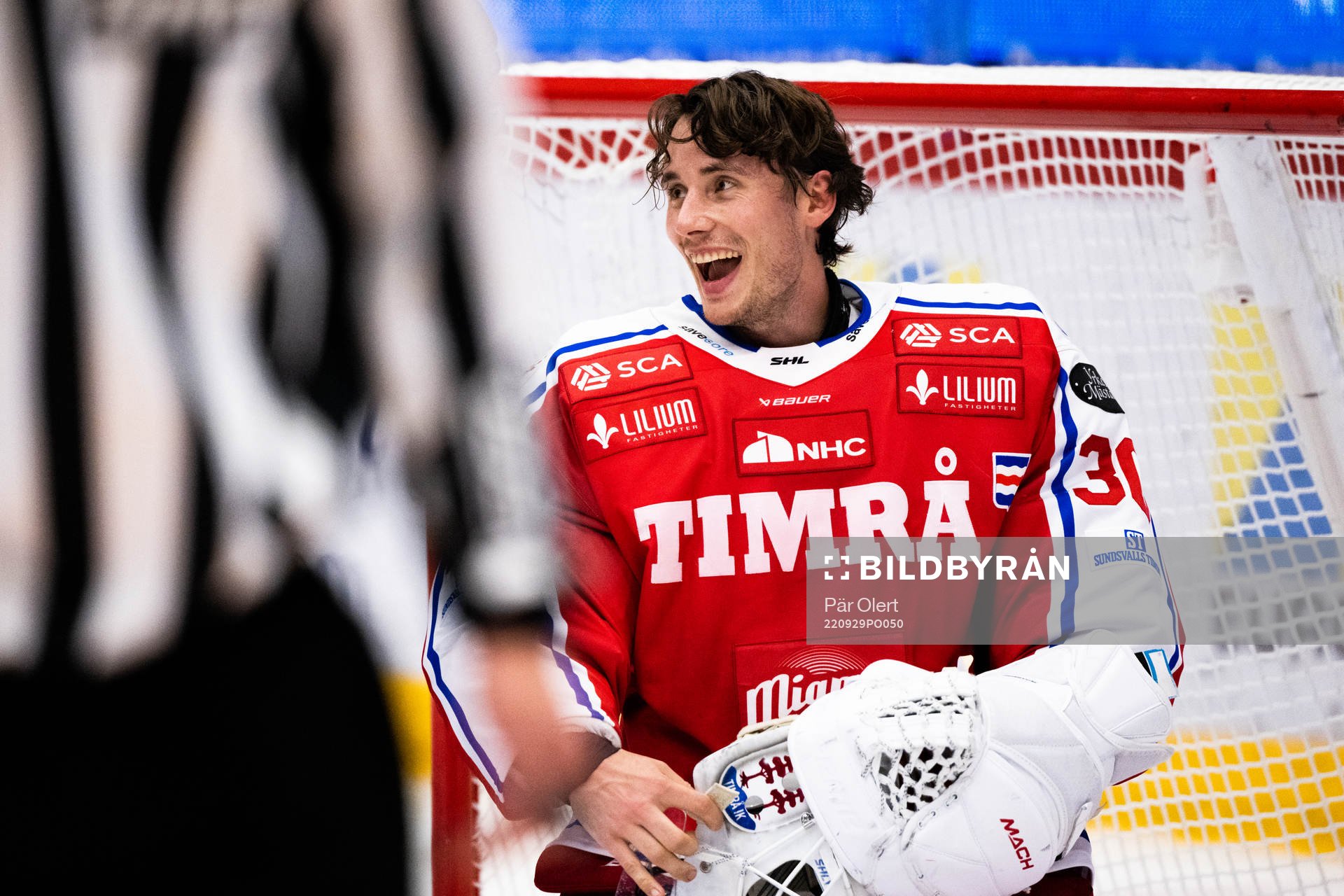Timrås målvakt Jacob Johansson