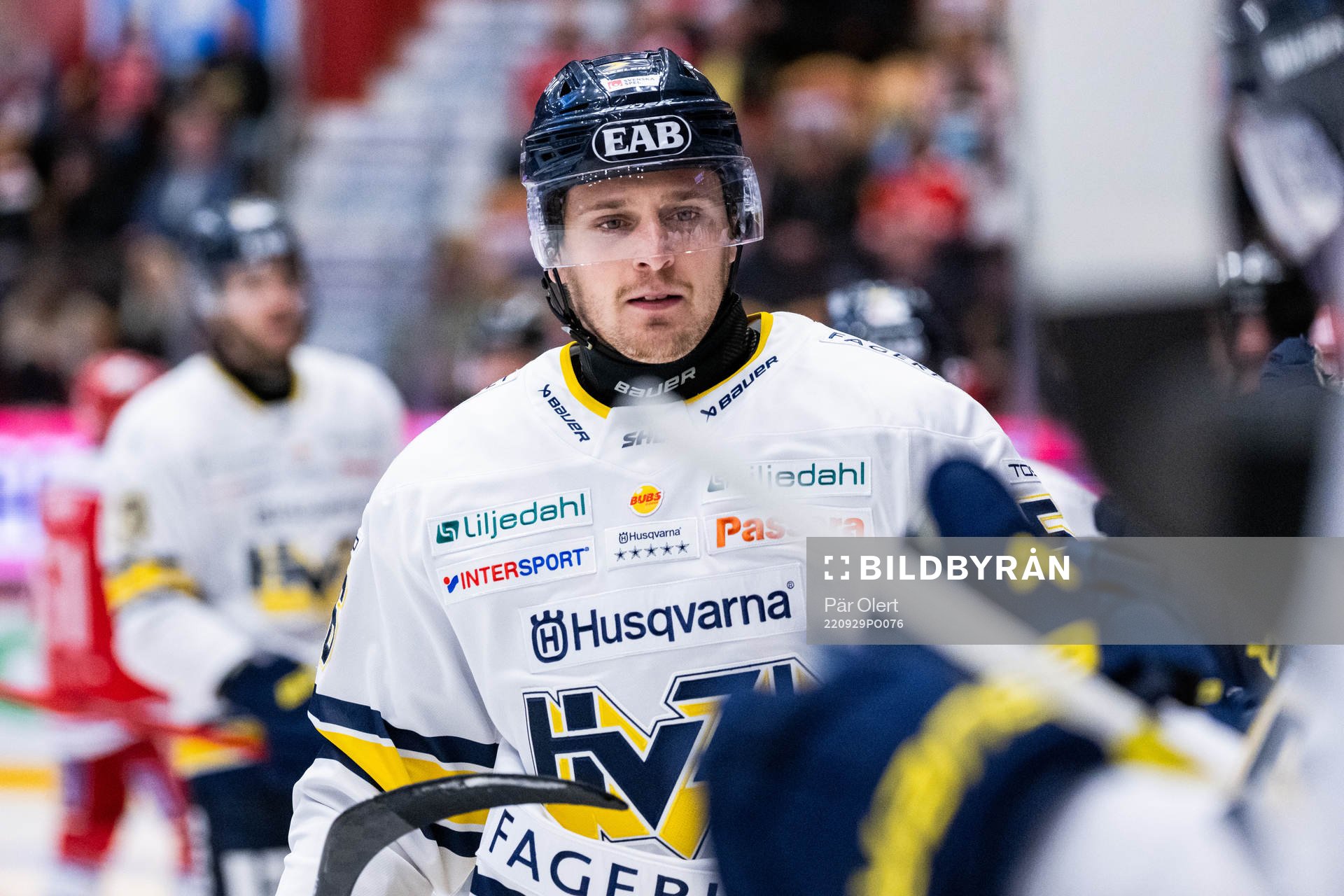 HV71s Fredrik Forsberg jublar