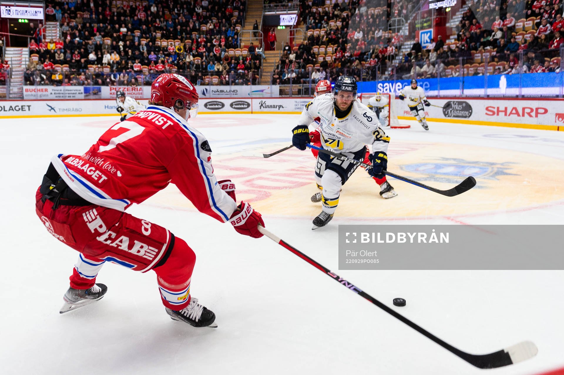 Timrås Jakob Stenqvist och HV71s Mattias Tedenby
