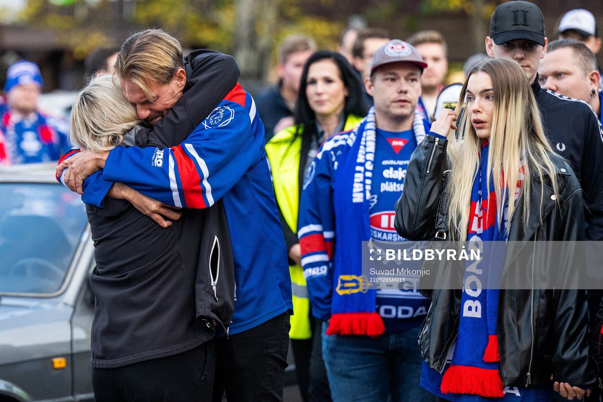Per Sandberg vid en minnesstund för sin bror Ulf Sandberg