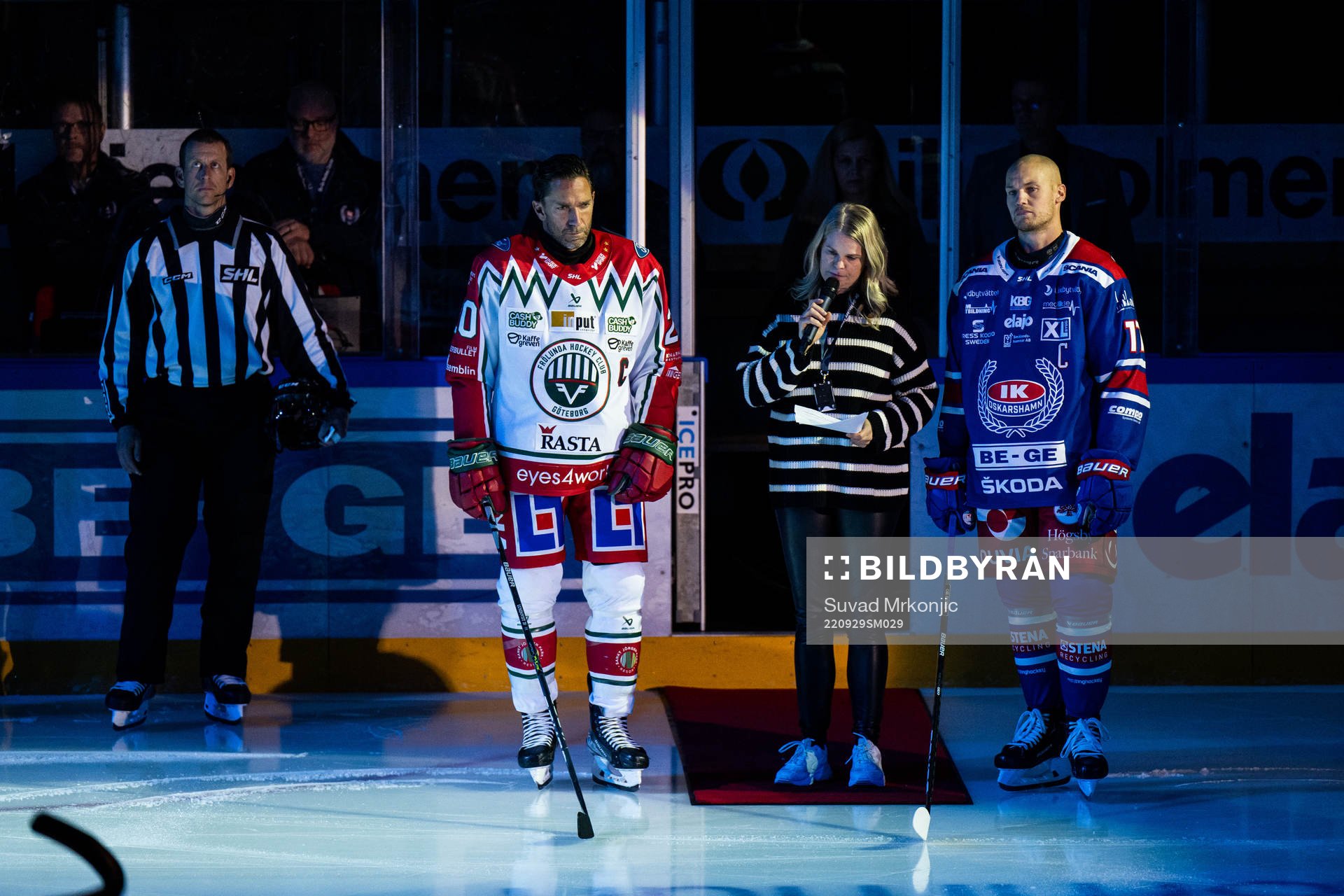 Frölundas Joel Lundqvist och Oskarshamns Jonas Engström