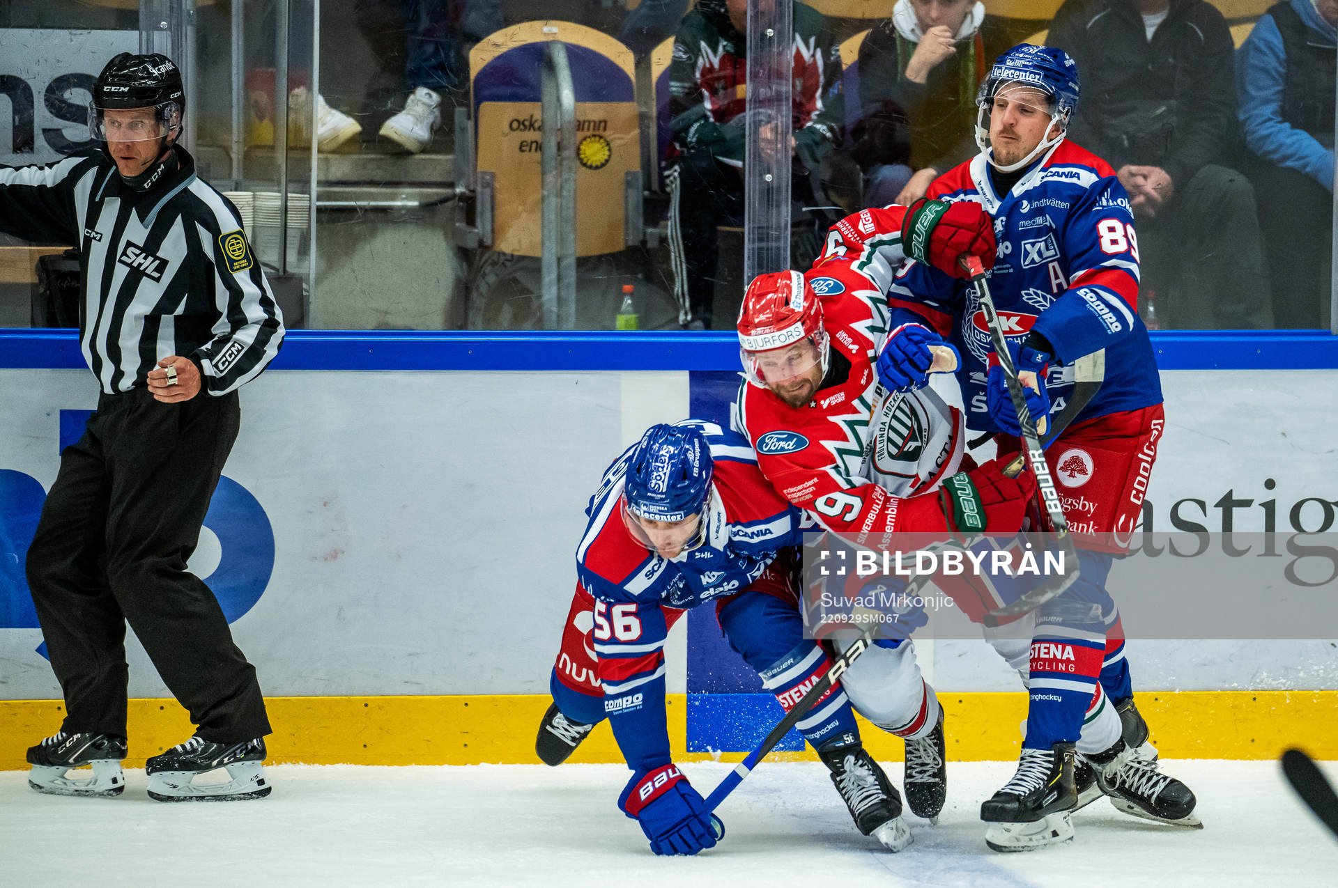 Oskarshamns Robin Norell, Frölundas Jan Mursak och
