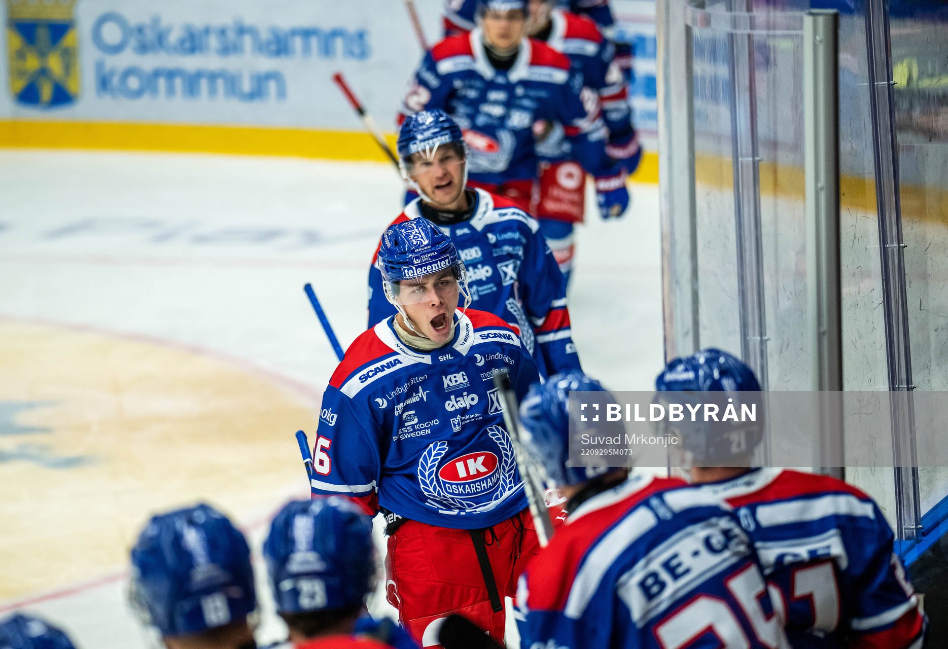 Oskarshamns Emil Lilleberg jublar