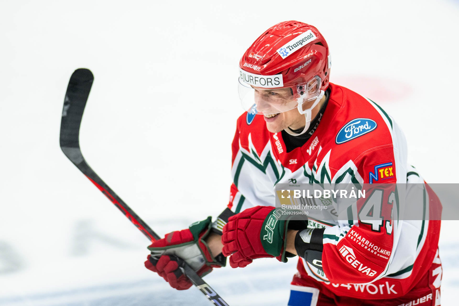 Frölundas Tom Nilsson jublar