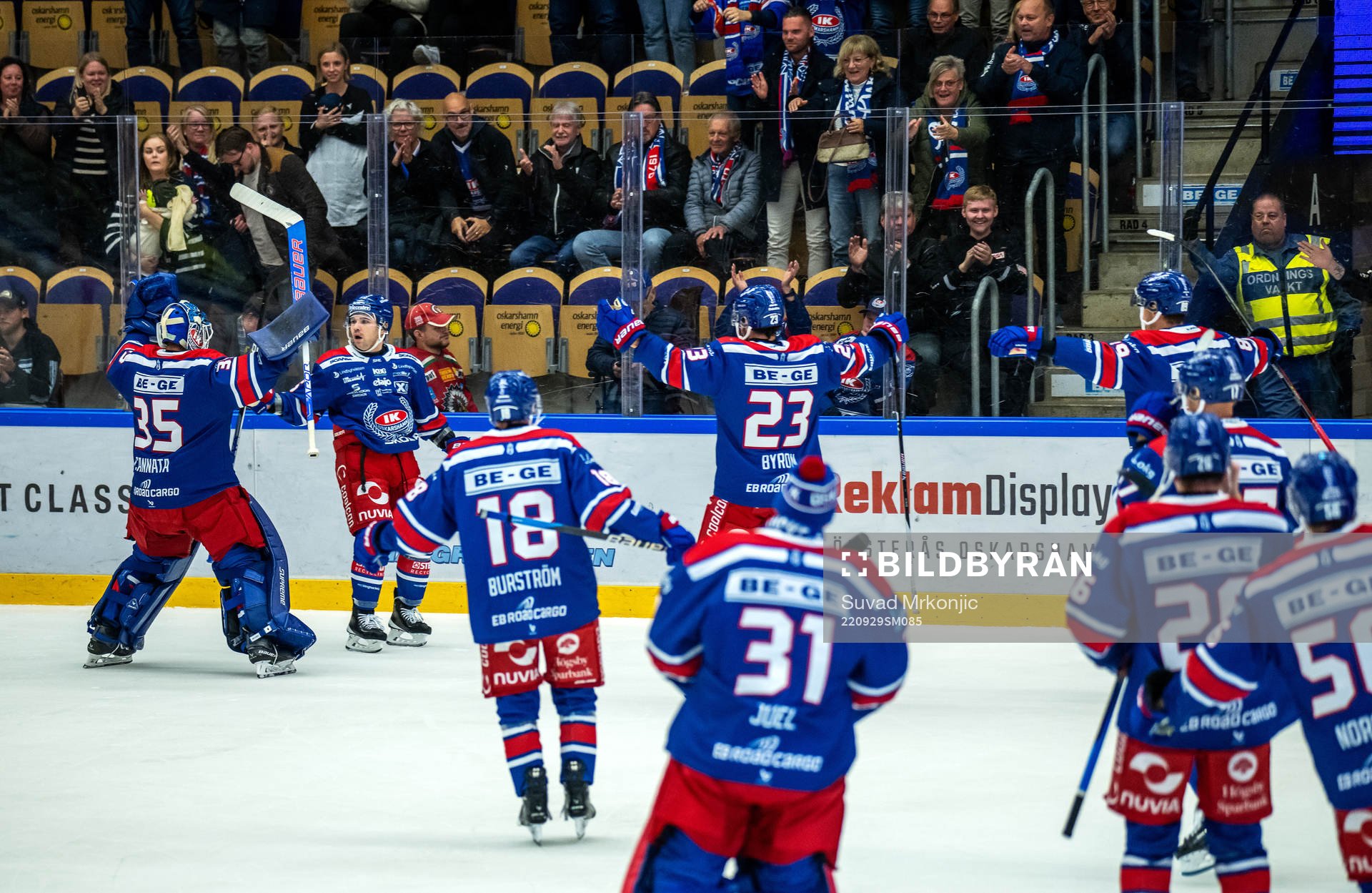 Oskarshamns David Quenneville jublar