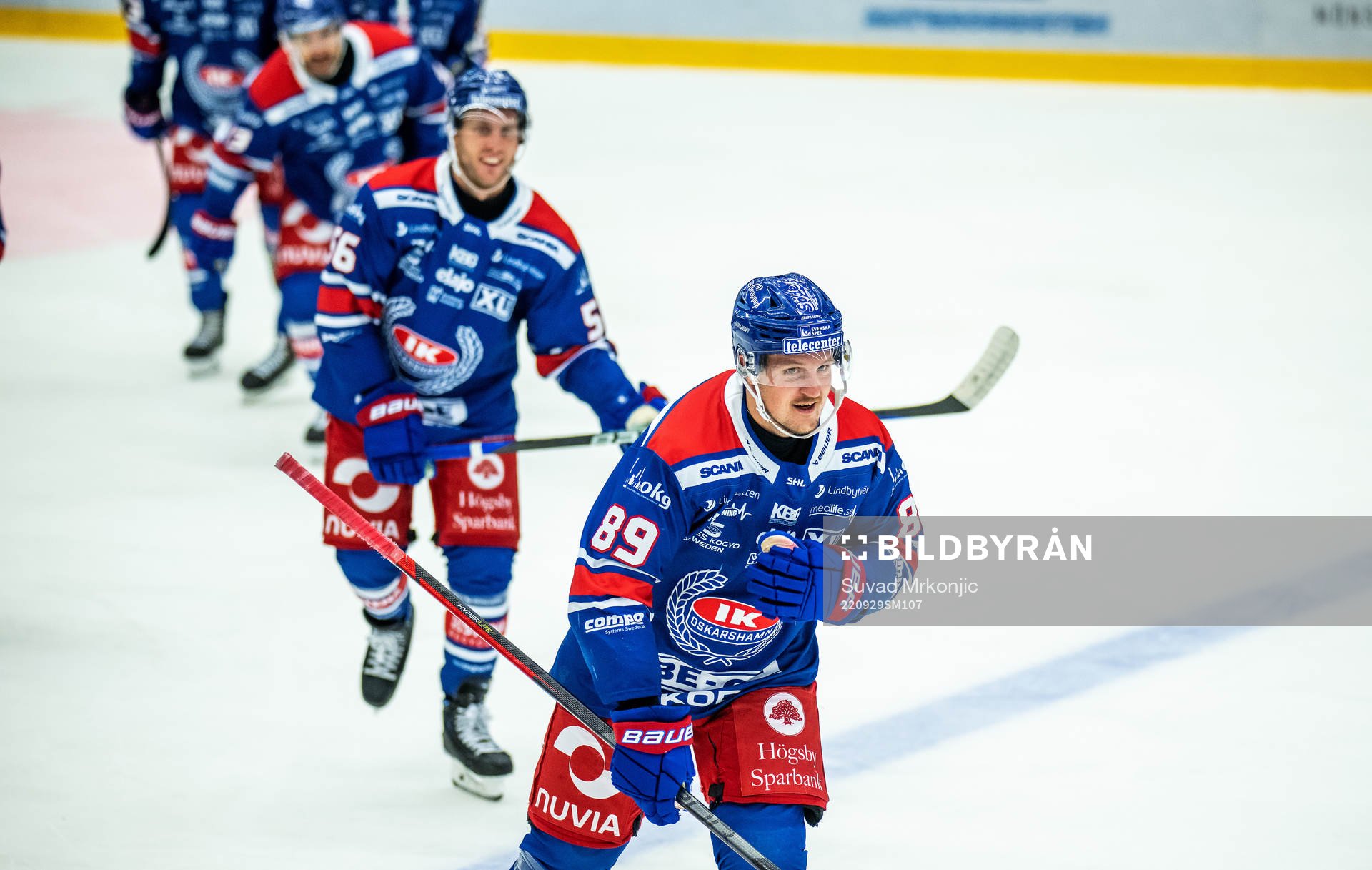 Oskarshamns Patrik Karlkvist jublar