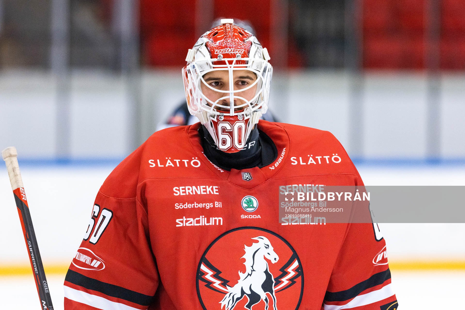 Vita Hästens målvakt Adam Ohre