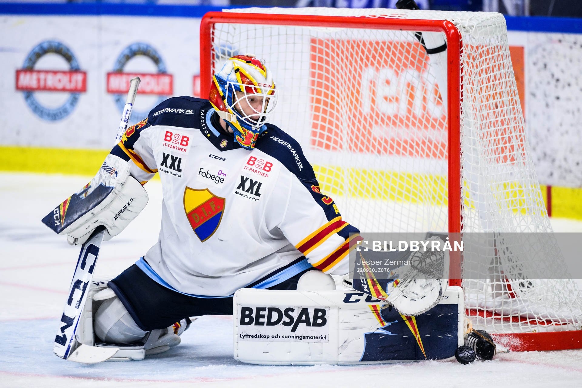 Djurgårdens målvakt Carl Lindbom