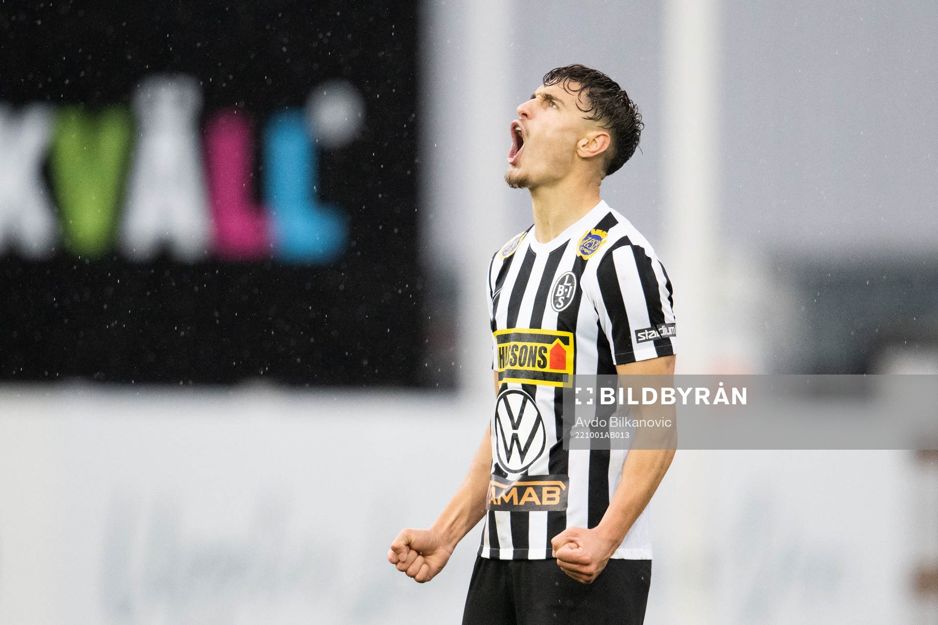 Landskronas Camil Jebara jublar