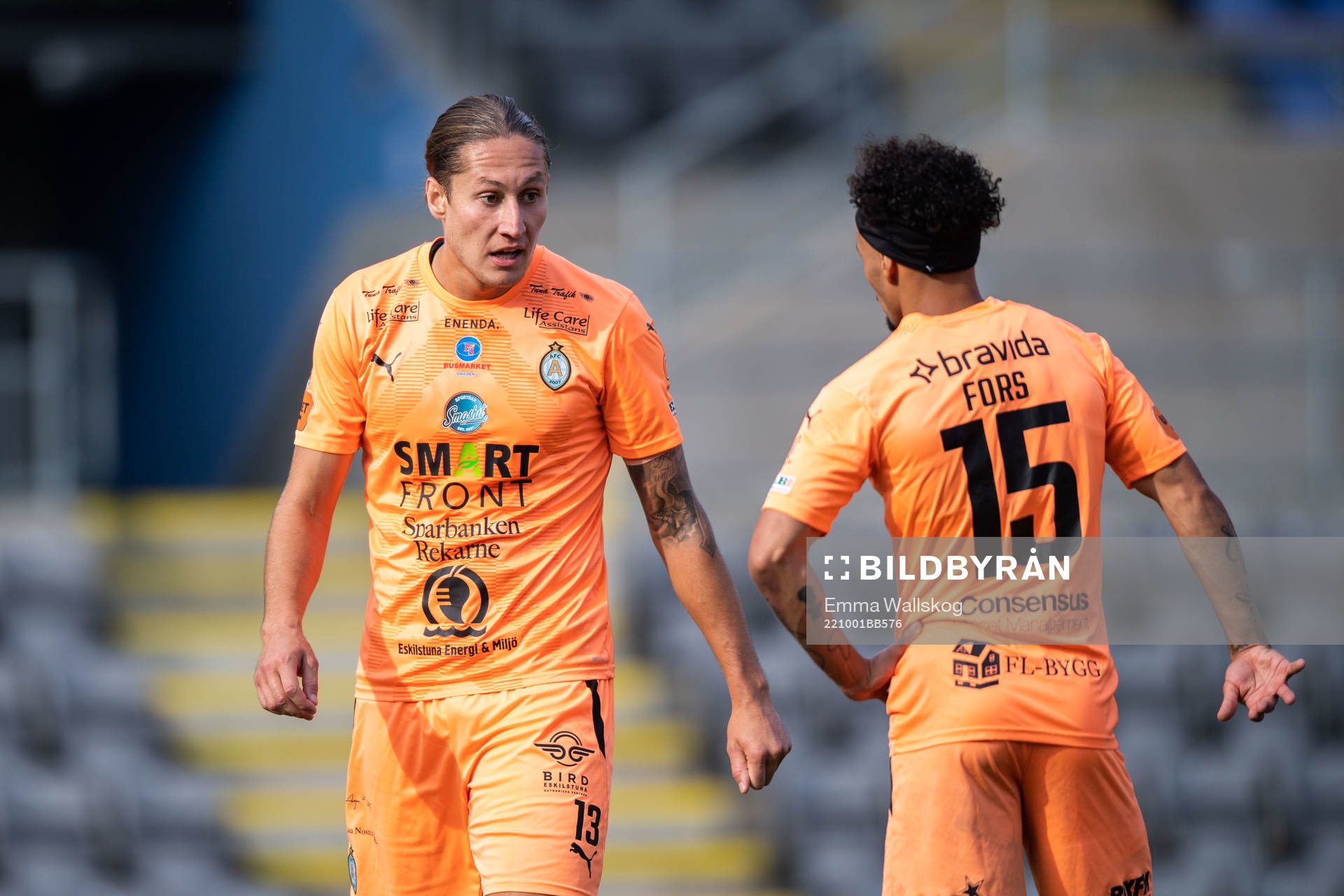 AFC Eskilstunas Felix Michel och Victor Fors