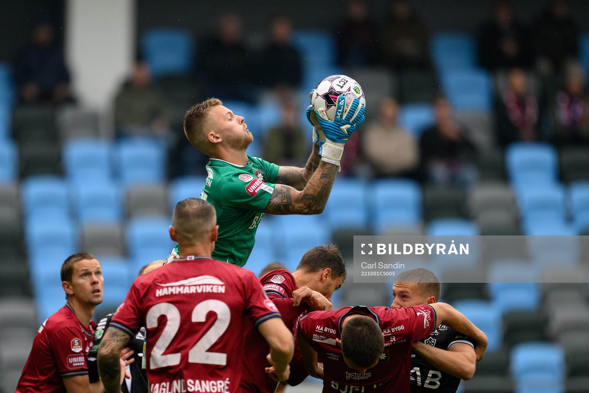 Örgrytes målvakt Robin Wallinder