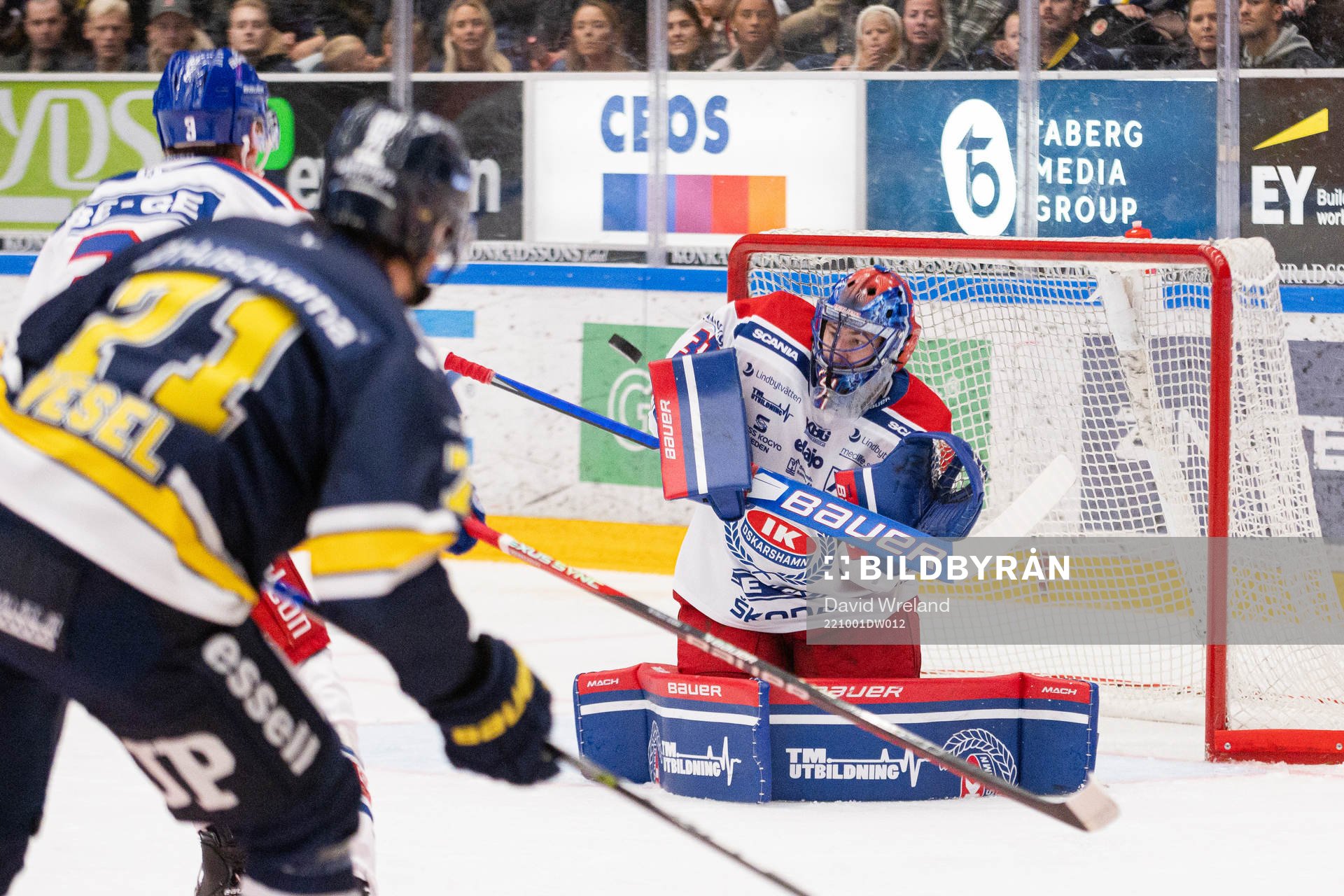 Oskarshamns målvakt Tim Juel