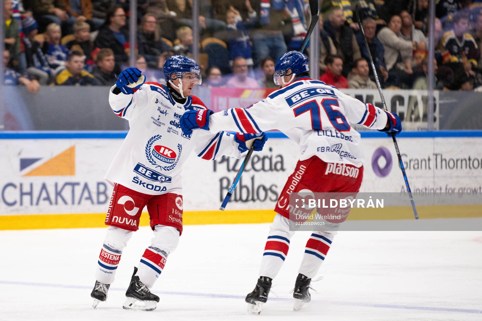 Oskarshamns Niclas Burström jublar