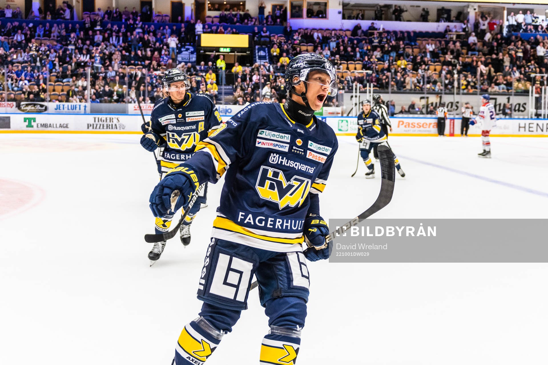 HV71s  Daniel Glad jublar