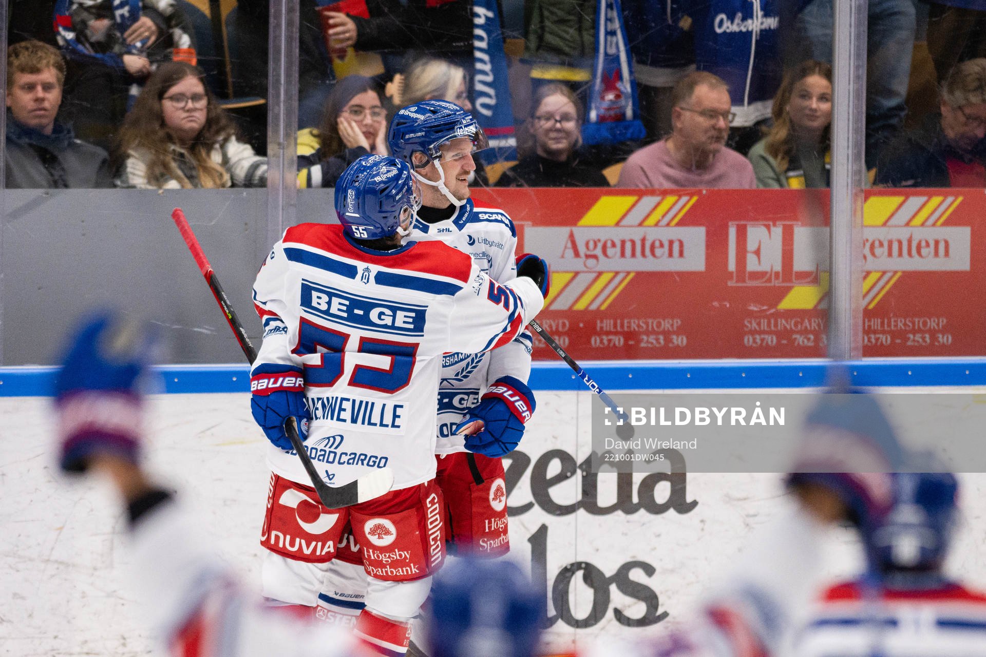 Oskarshamns Patrik Karlkvist jublar