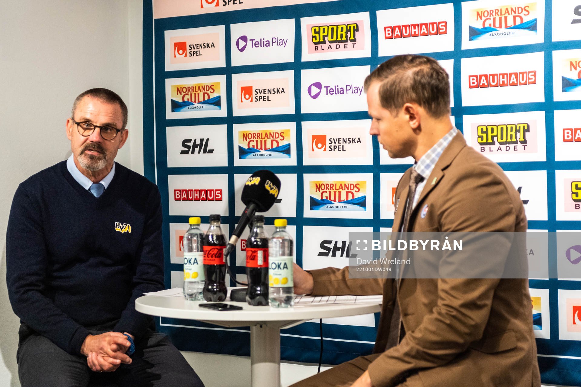 s tränare Tommy Samuelsson  och  tränare Martin Filander
