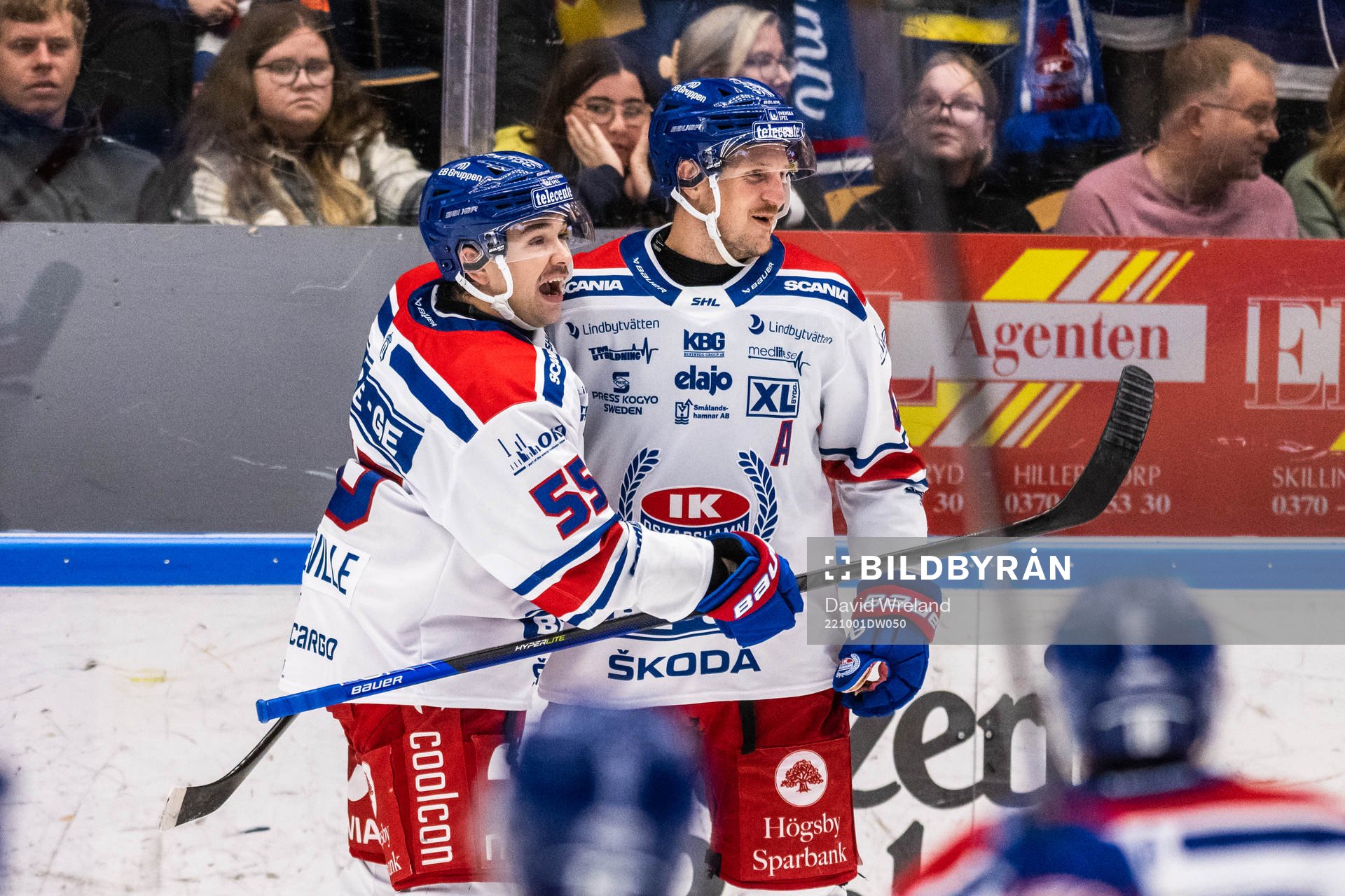 Oskarshamns David Quenneville och Oskarshamns Patrik