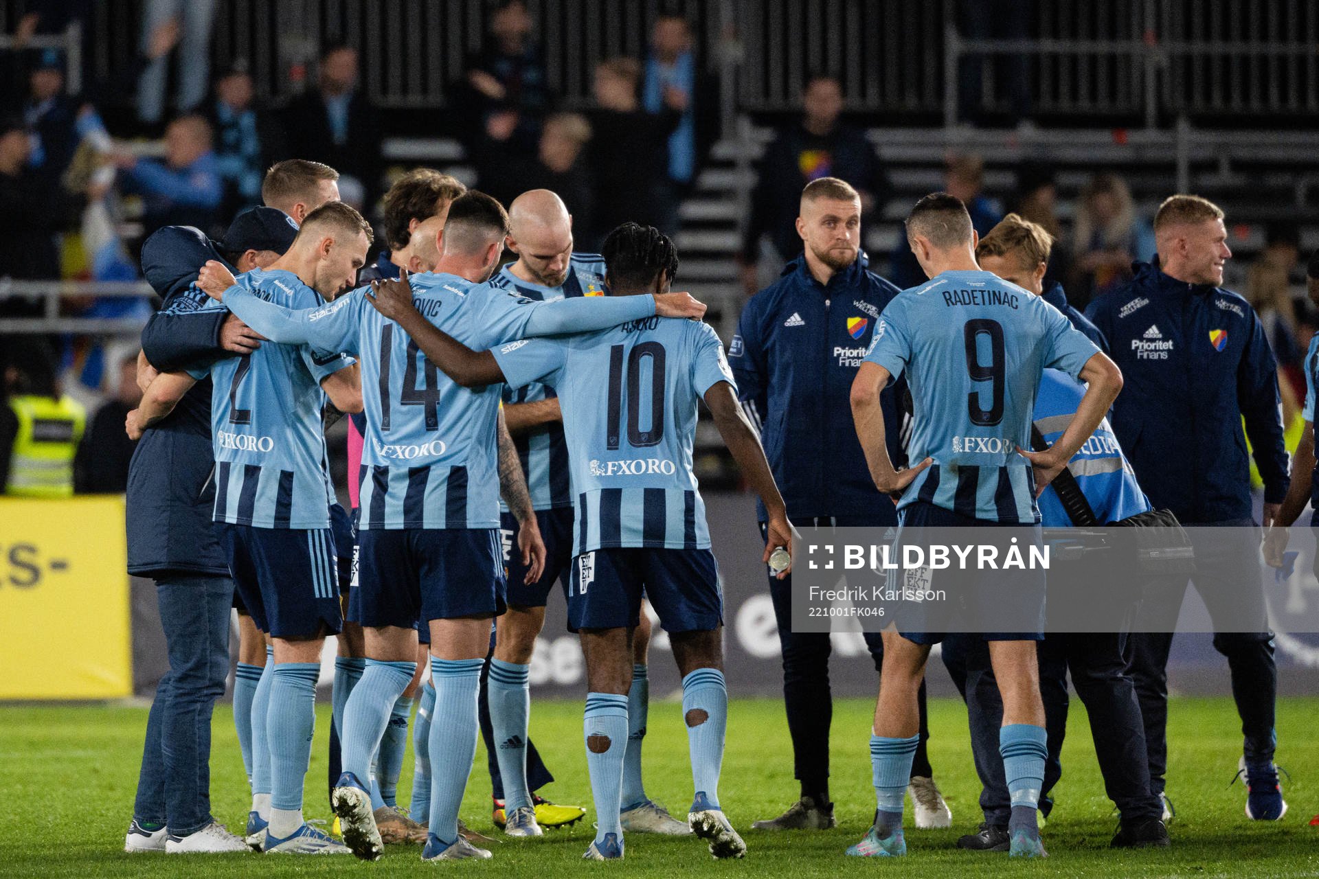 Djurgårdens spelare deppar