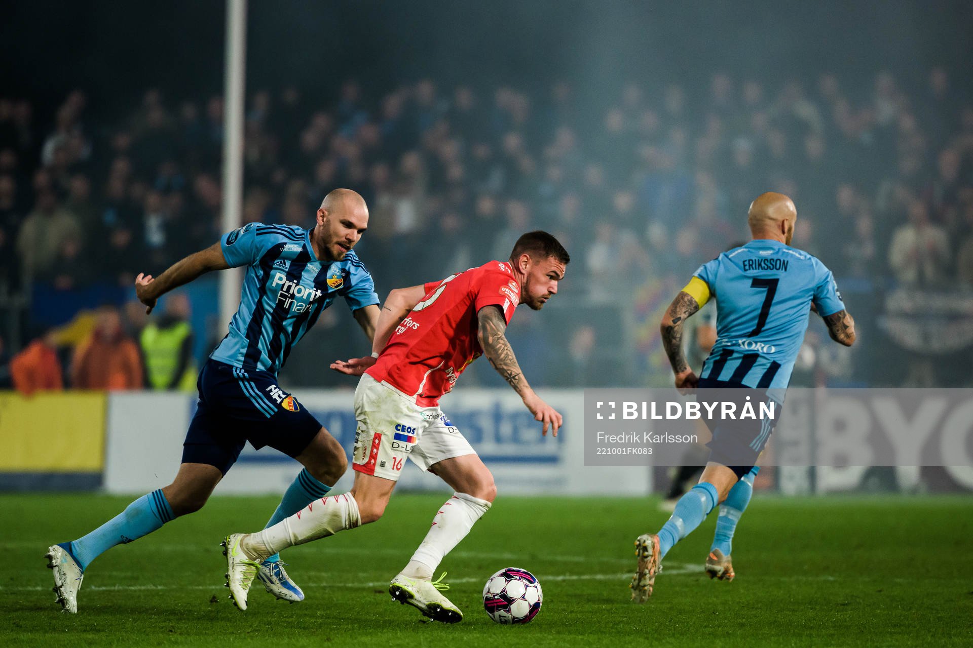 Djurgårdens Marcus Danielson och Degerfors Rasmus Örqvist
