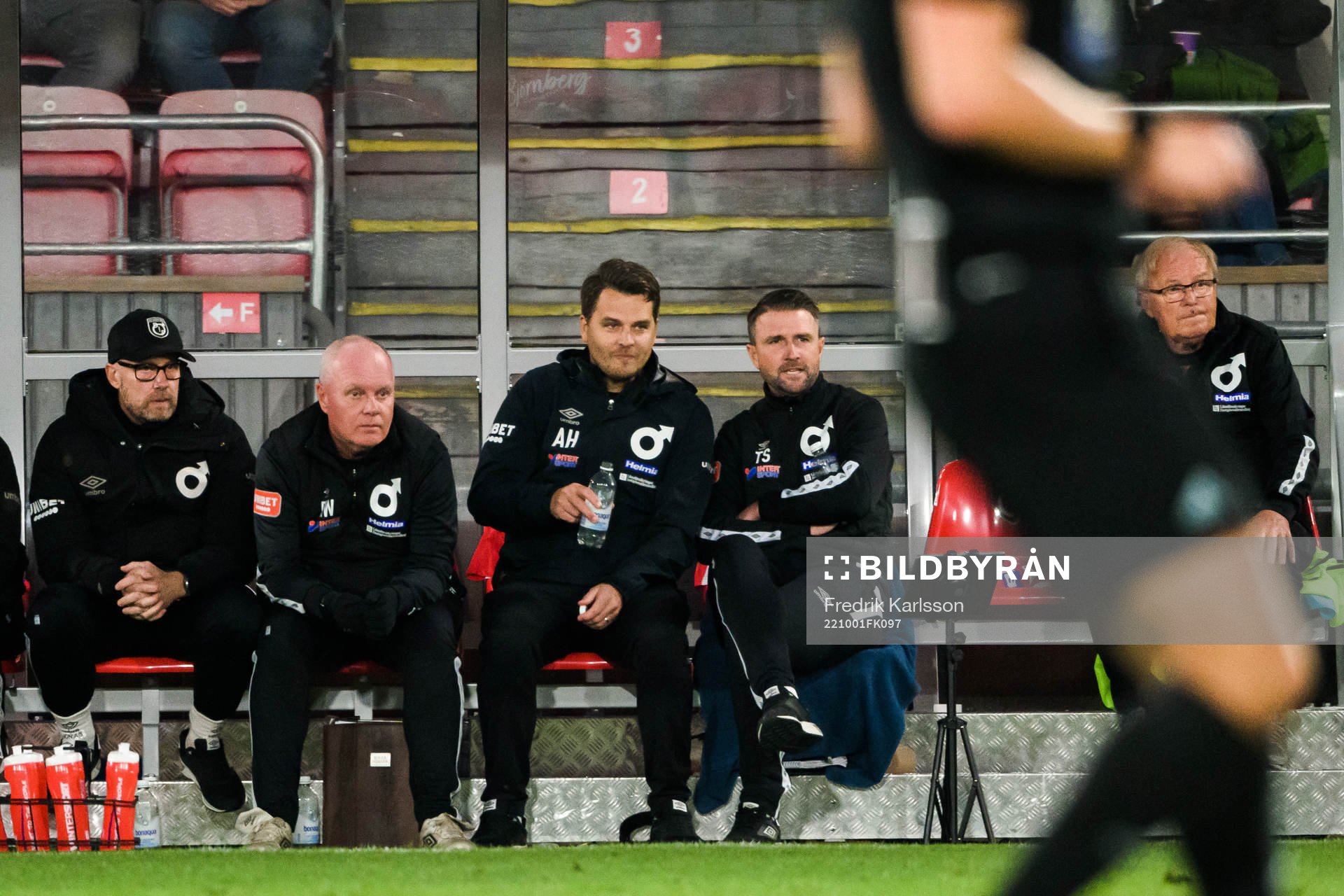 Degerfors tränare Andreas Holmberg och Degerfors tränare