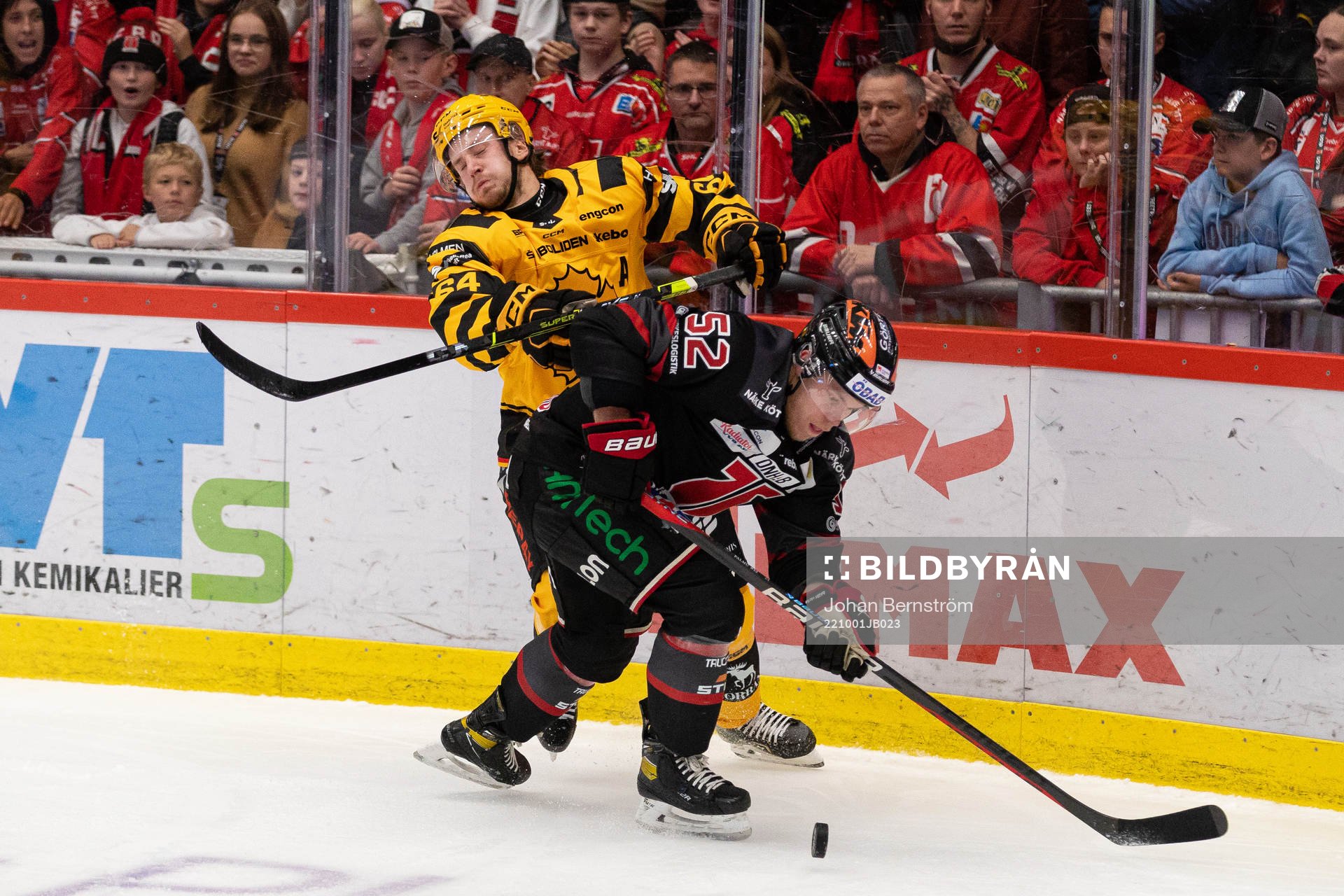 Skellefteås Jonathan Pudas och Örebros Petrus Palmu