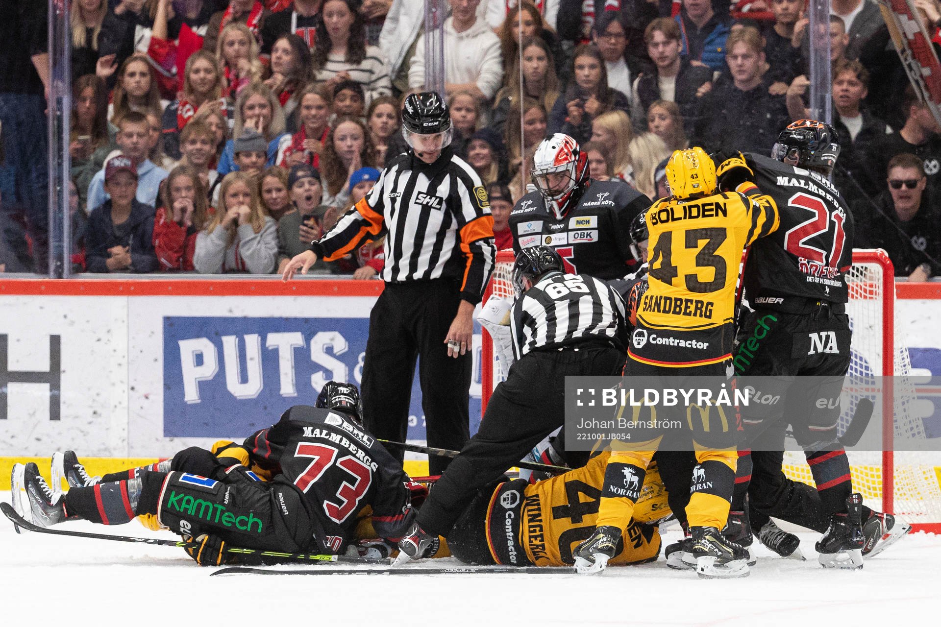 Bråk mellan Skellefteås Andreas Wingerli och Örebros