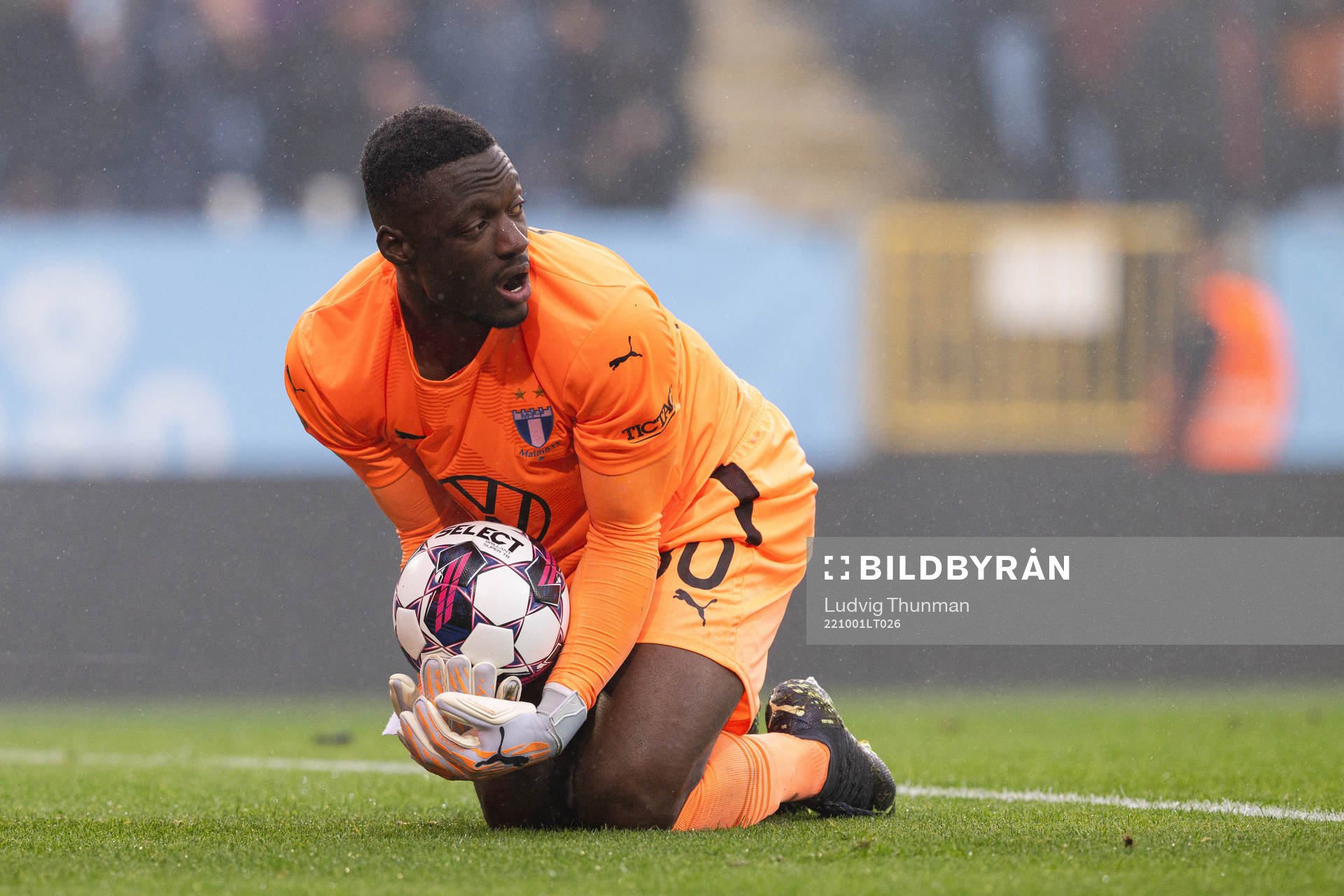 Malmö FFs målvakt Ismael Diawara