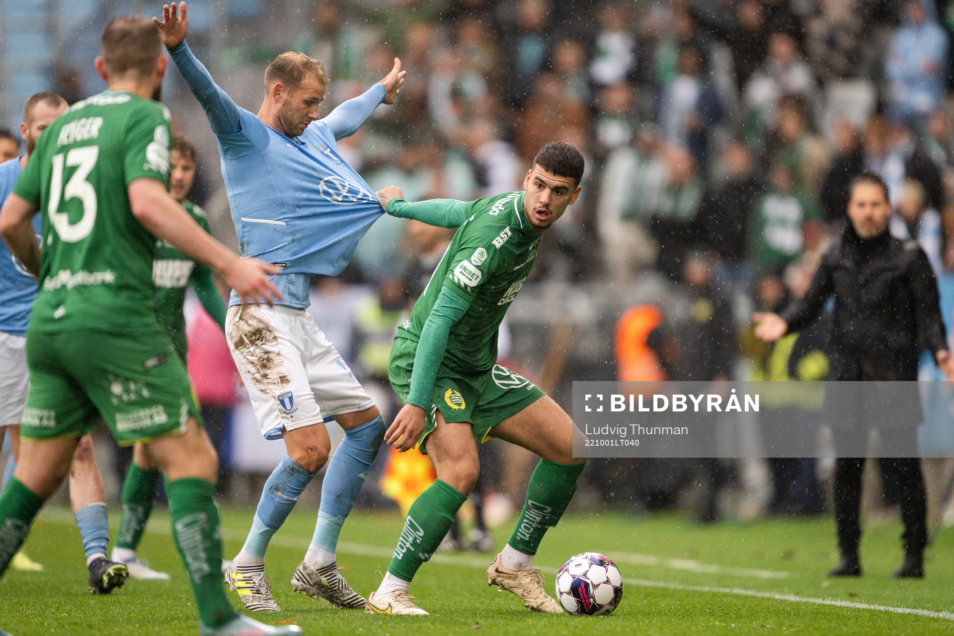 Malmö FFs Ola Toivonen och Hammarbys Edvin Kurtulus