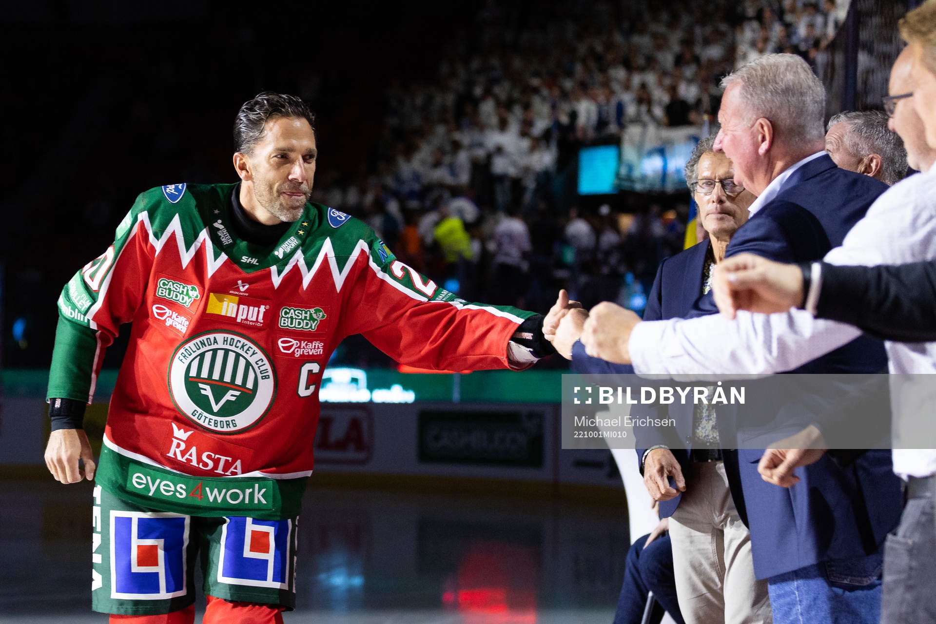 Frölundas lagkapten Joel Lundqvist