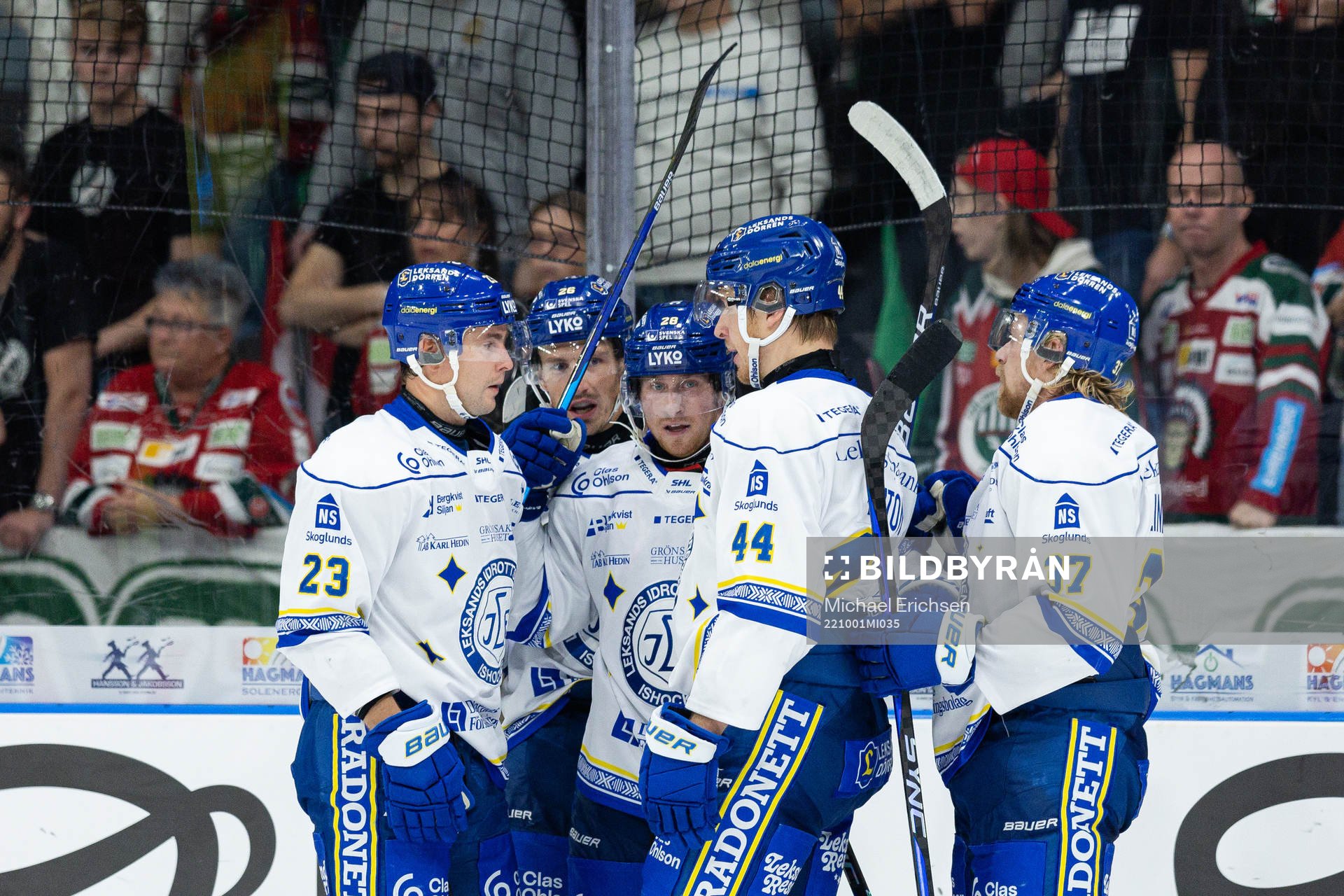 Leksands Mikael Ruohomaa. Justin Glenn Kloos , Carter