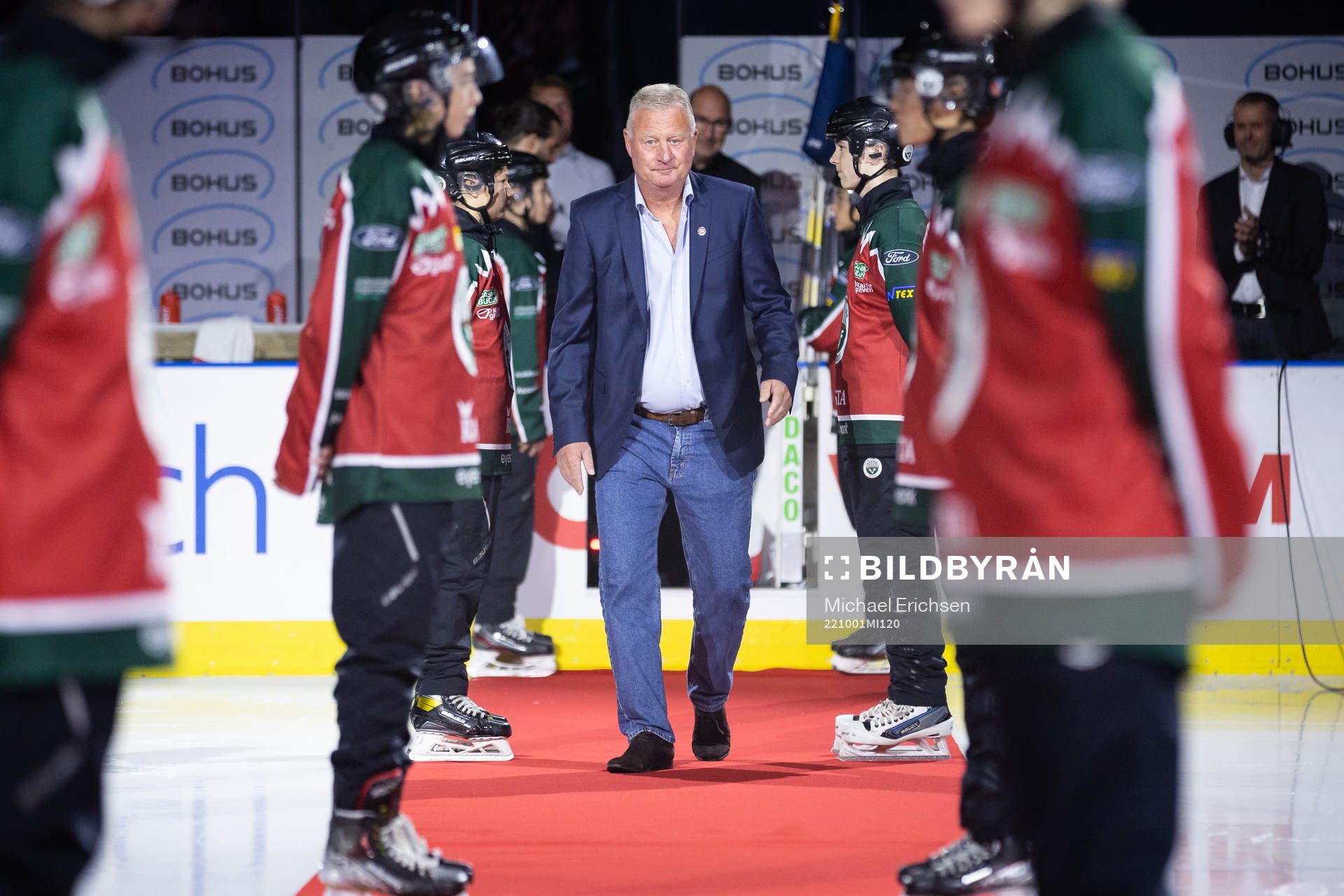 Tidigare spelaren och lagkaptenen Jan Karlsson