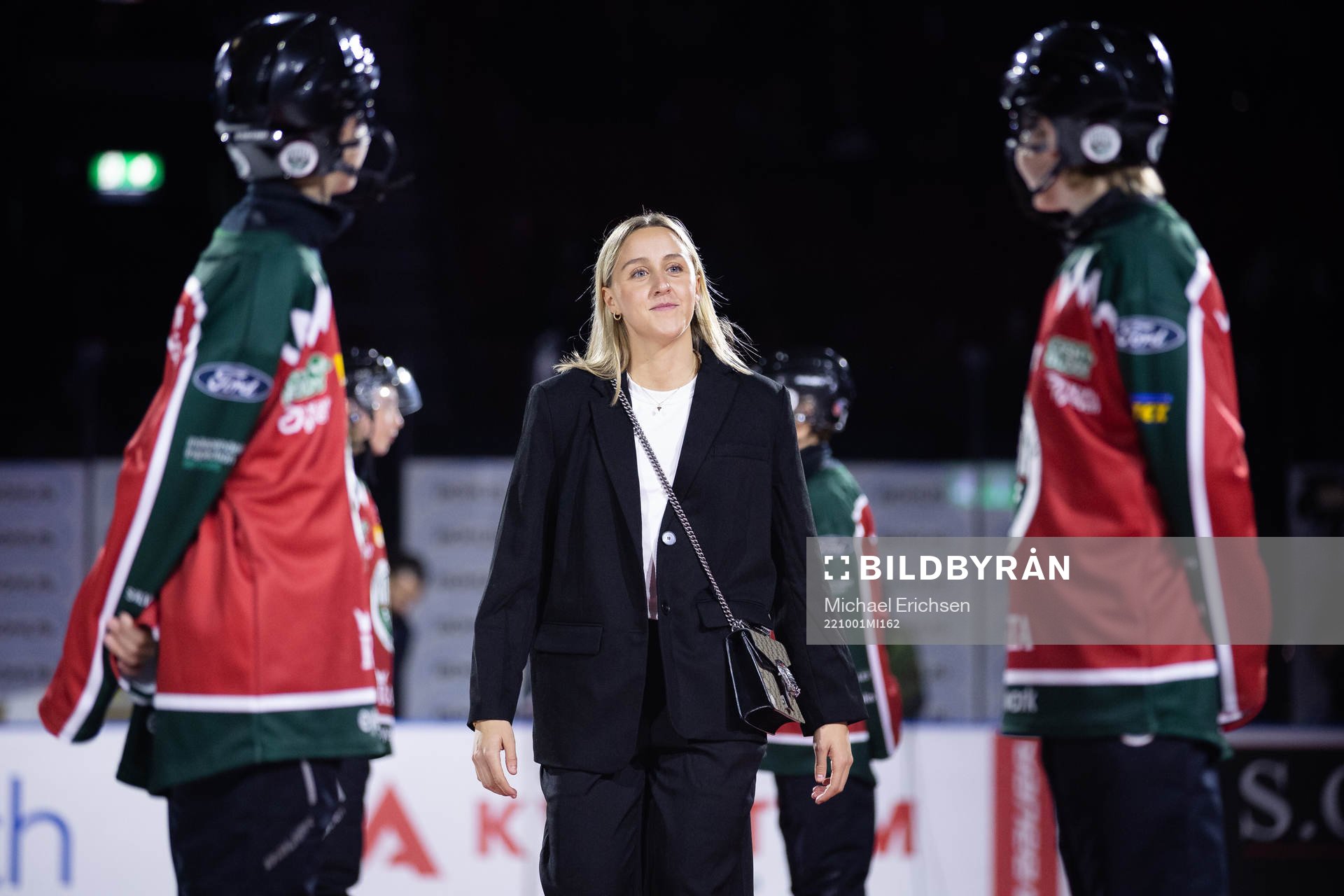Frölundas damlags lagkapten Hanna Olsson